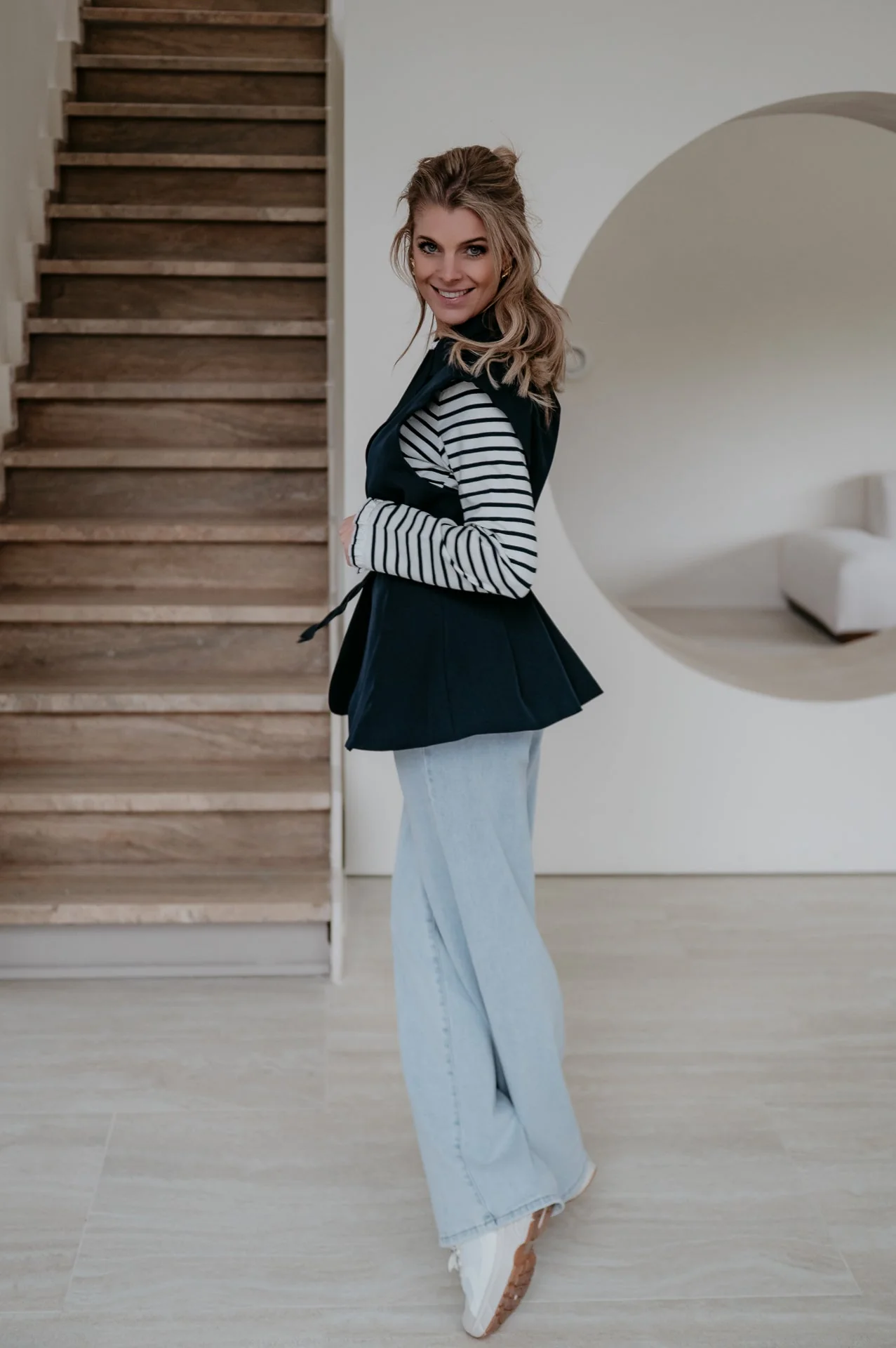 Trode blazer I Navy Blue - Image 12