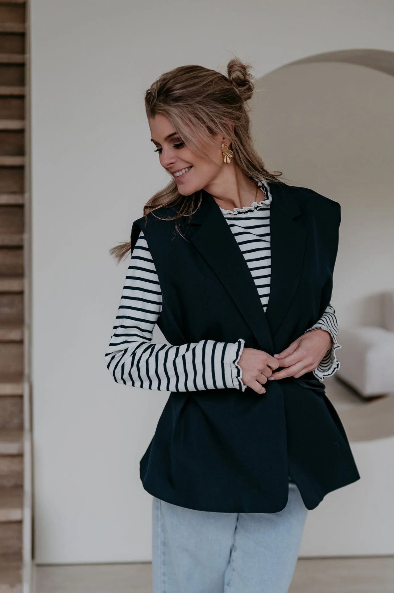 Trode blazer I Navy Blue - Image 13