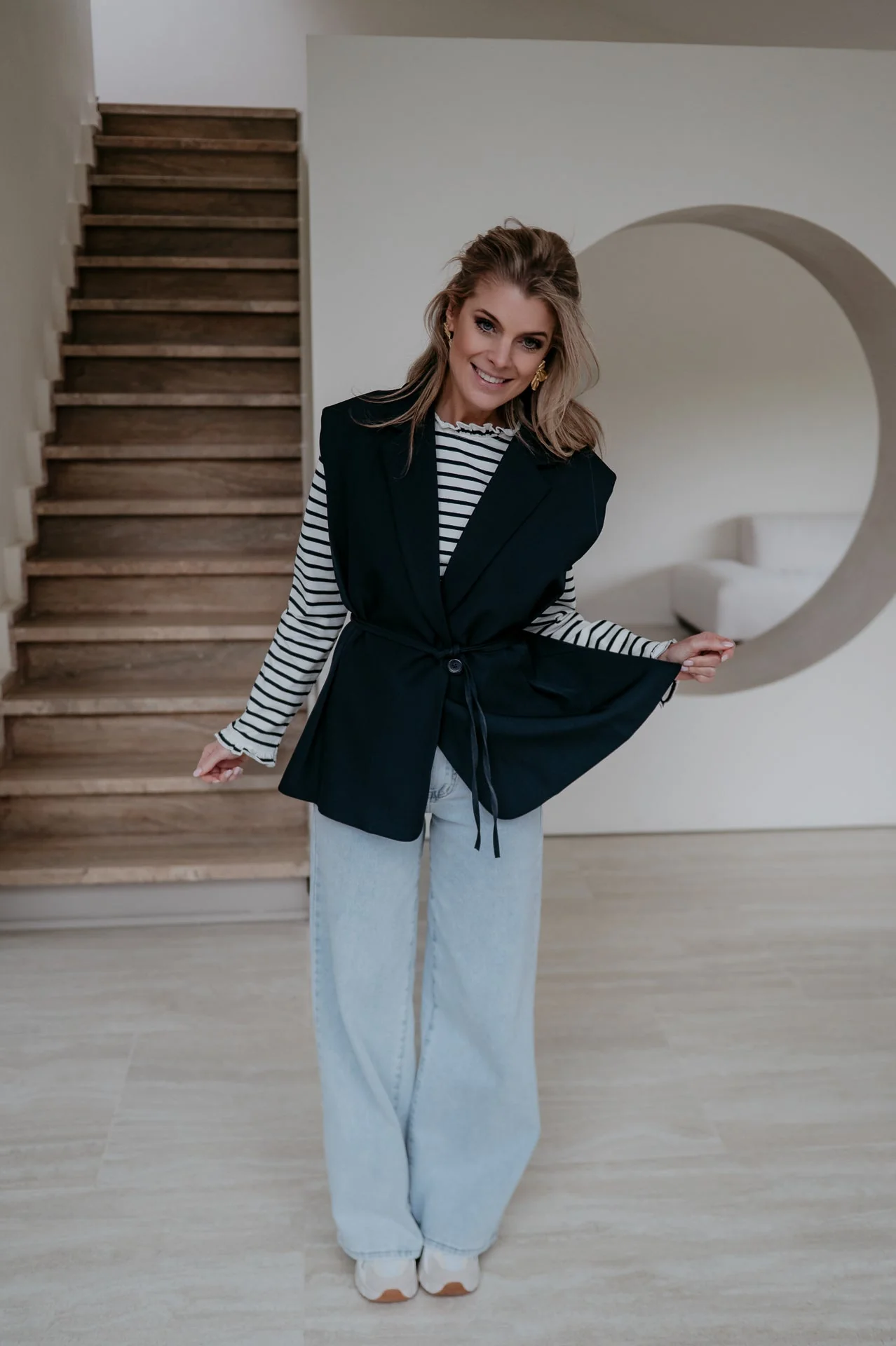 Trode blazer I Navy Blue - Image 14