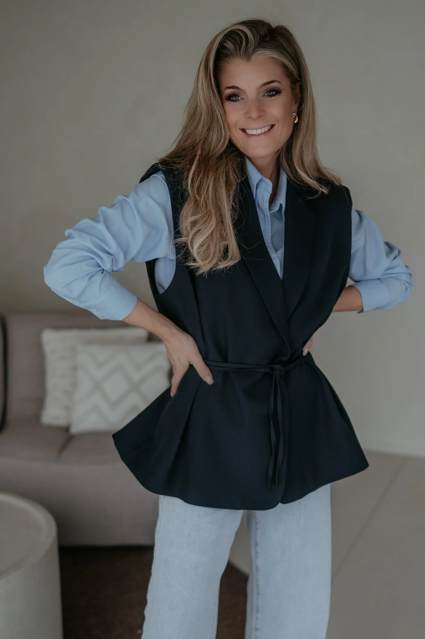 Trode blazer I Navy Blue - Image 16