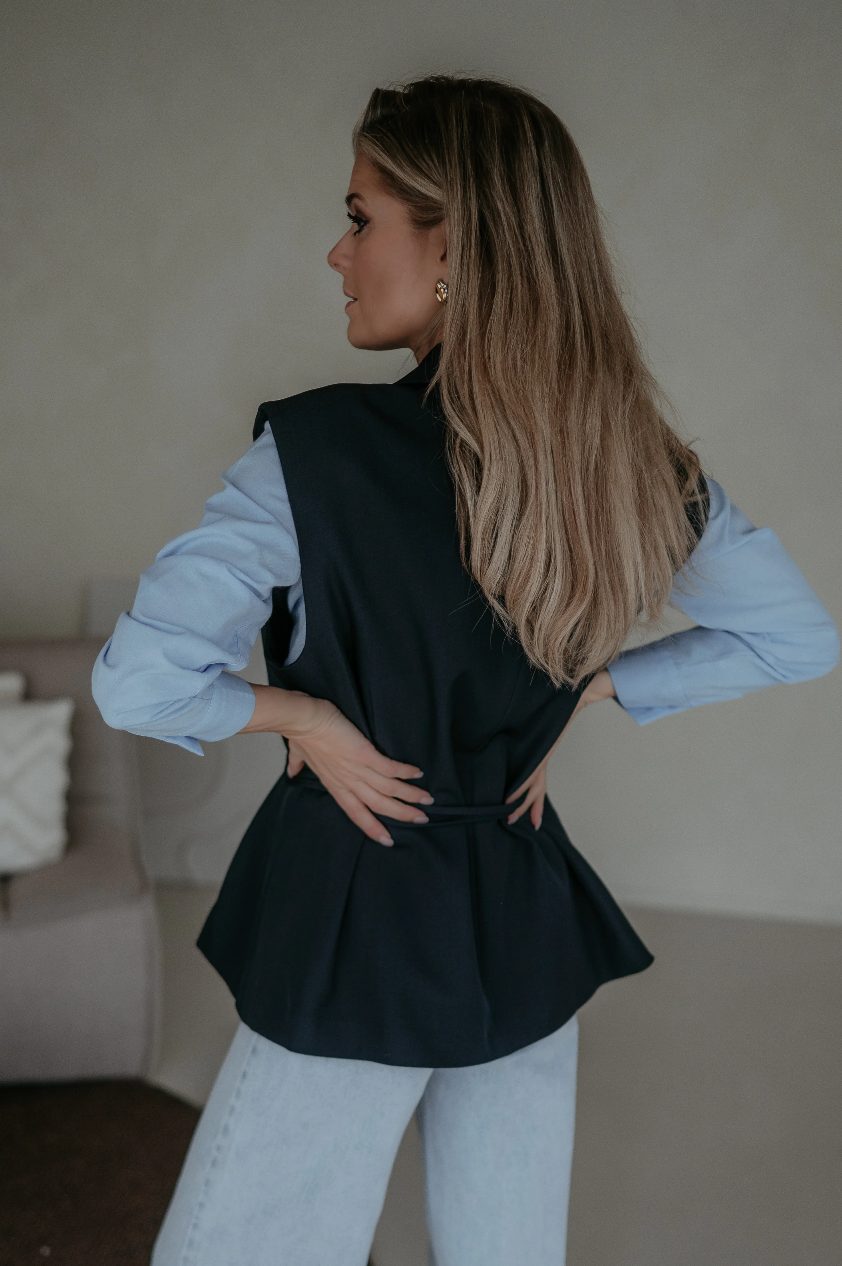 Trode blazer I Navy Blue - Image 19