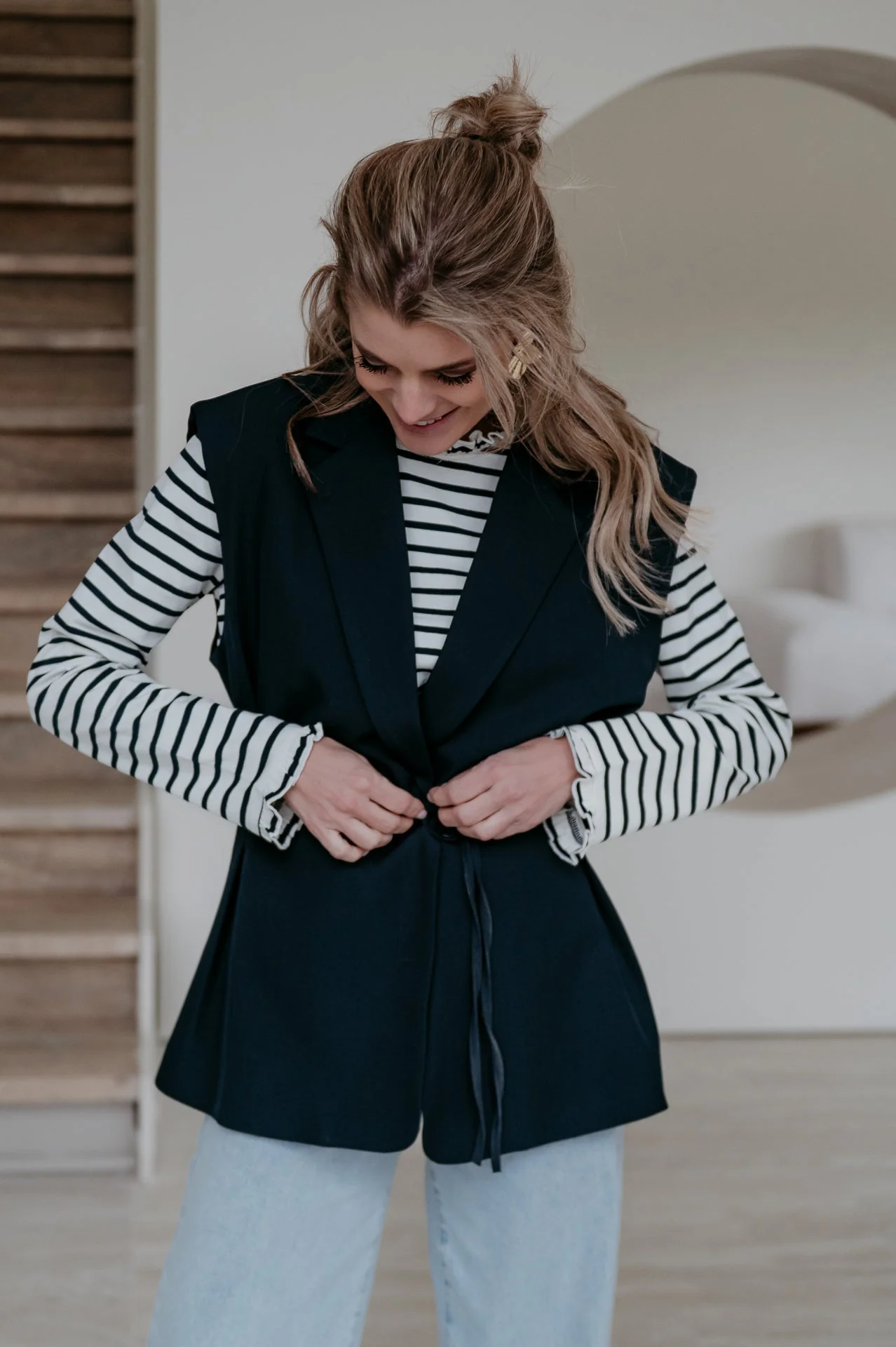 Trode blazer I Navy Blue - Image 4