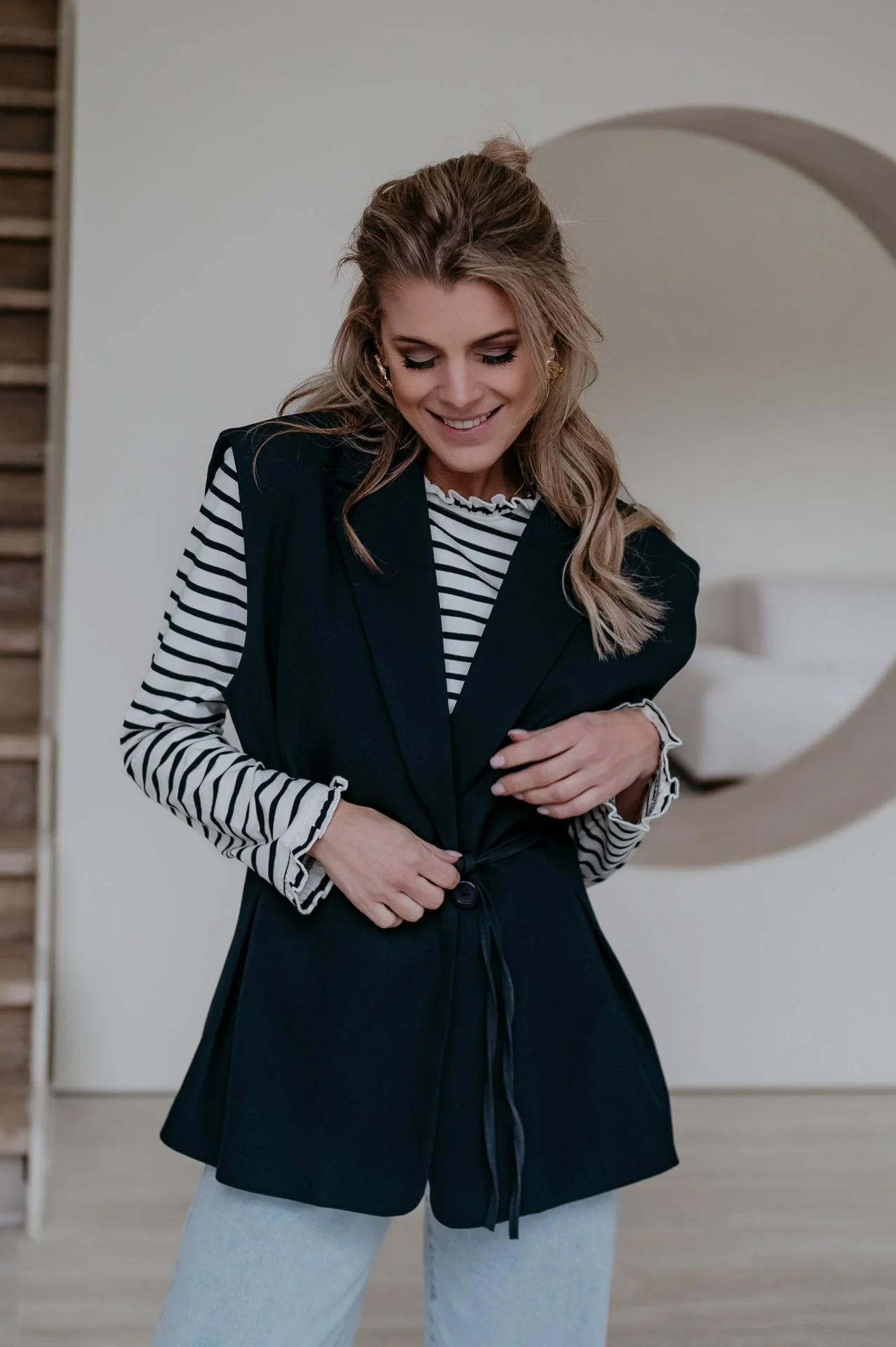 Trode blazer I Navy Blue - Image 7