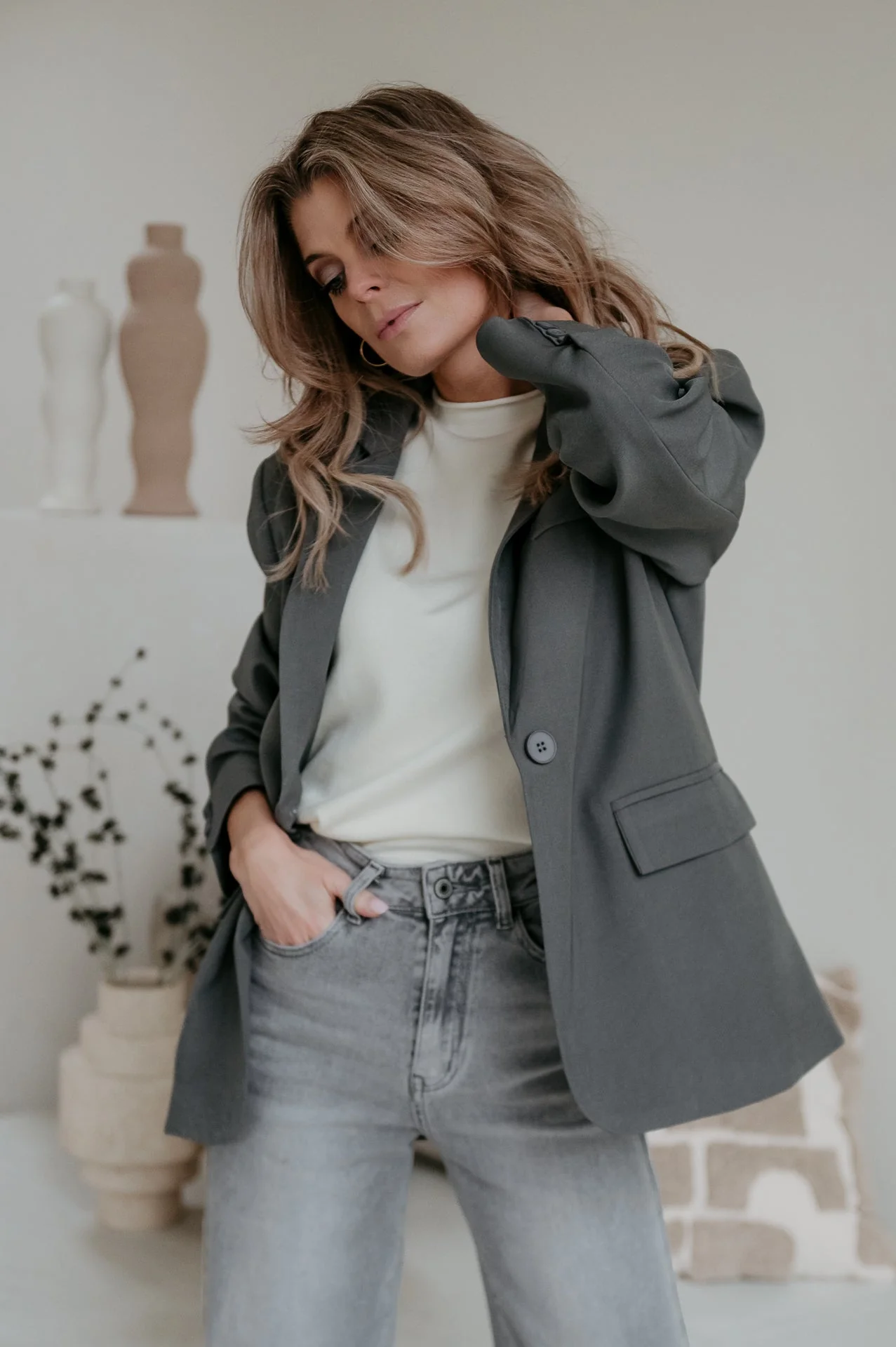 Urticante blazer I Grey - Image 10
