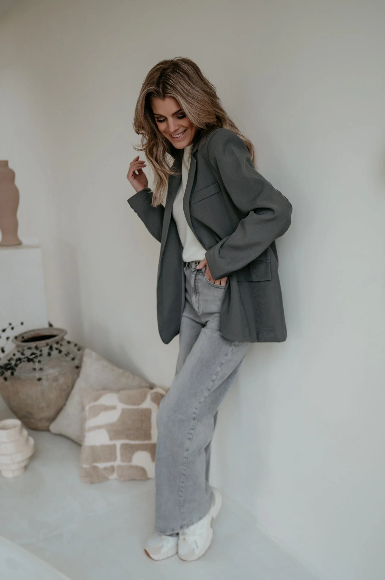 Urticante blazer I Grey - Image 11