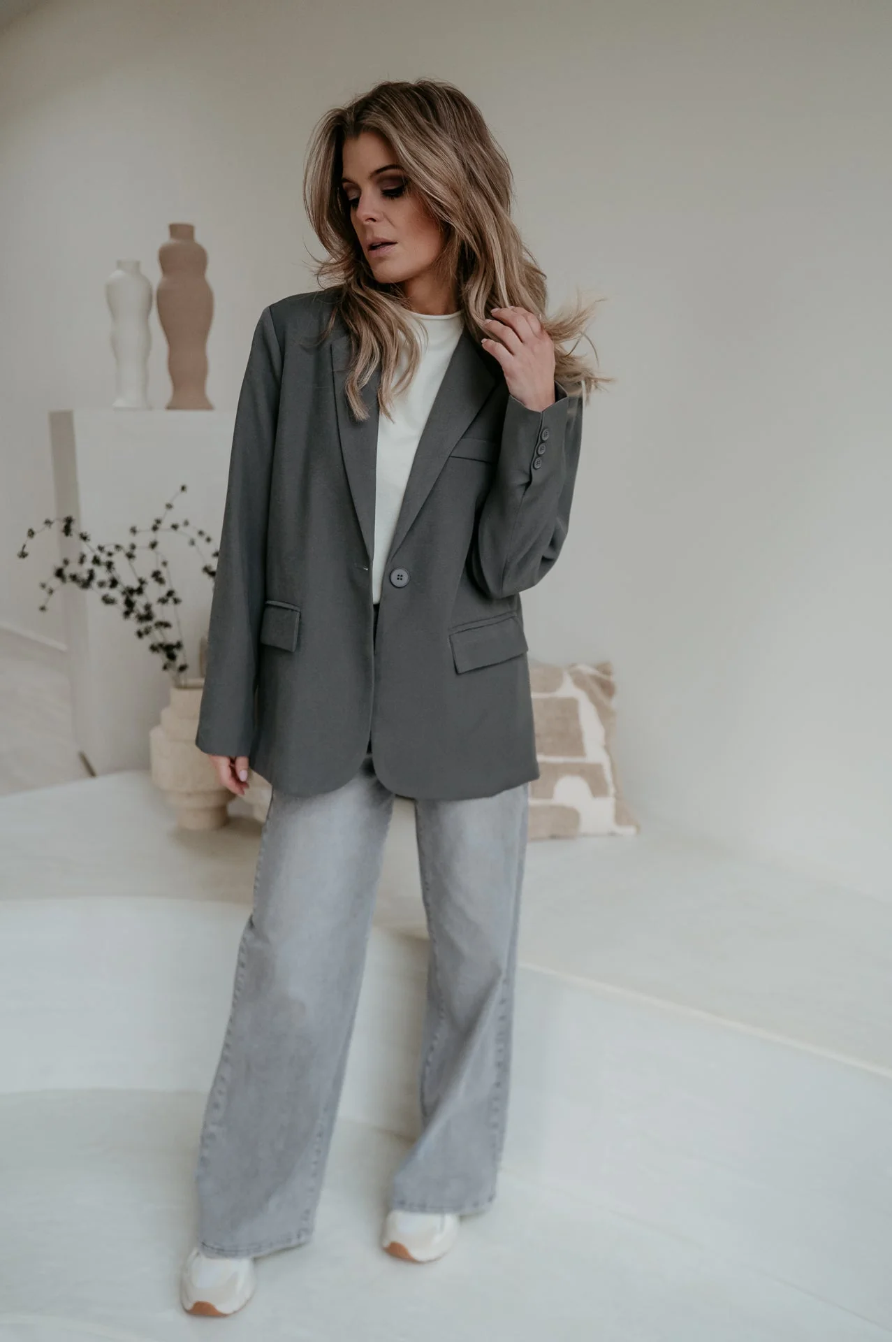 Urticante blazer I Grey - Image 13