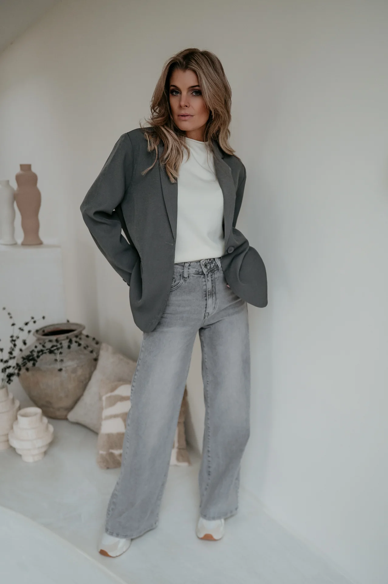 Urticante blazer I Grey - Image 15