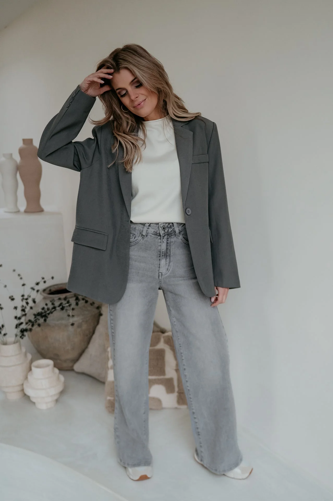 Urticante blazer I Grey - Image 4