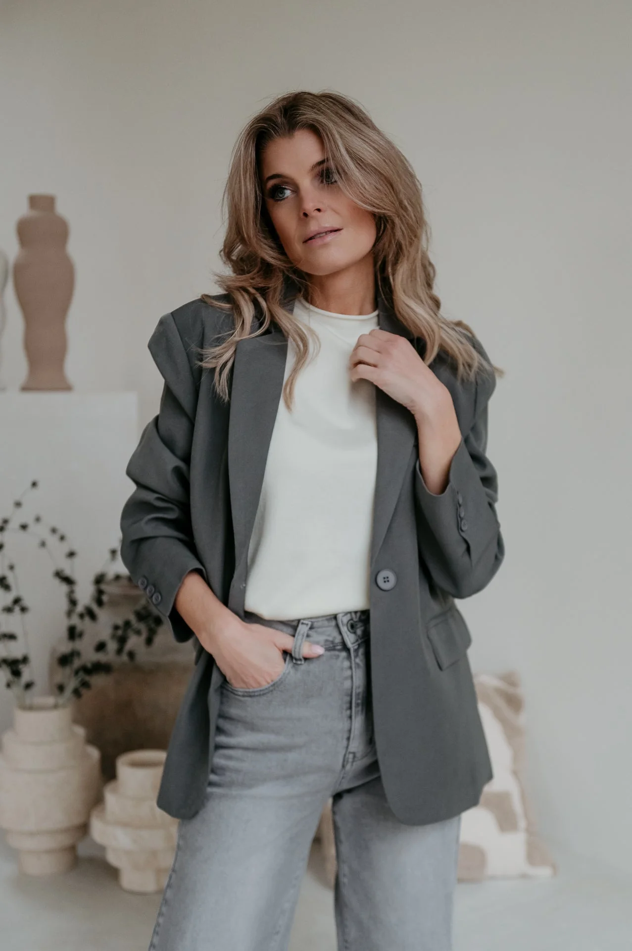 Urticante blazer I Grey - Image 5