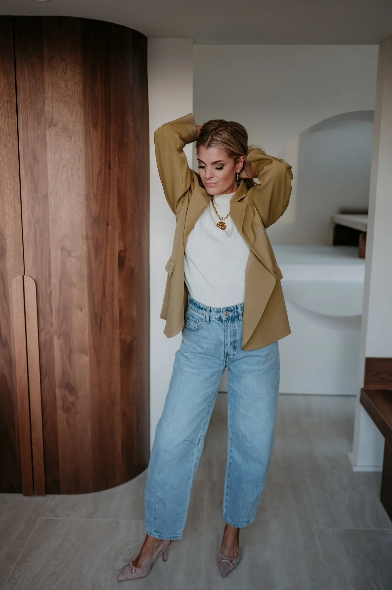 Urticante blazer I Olive - Image 8