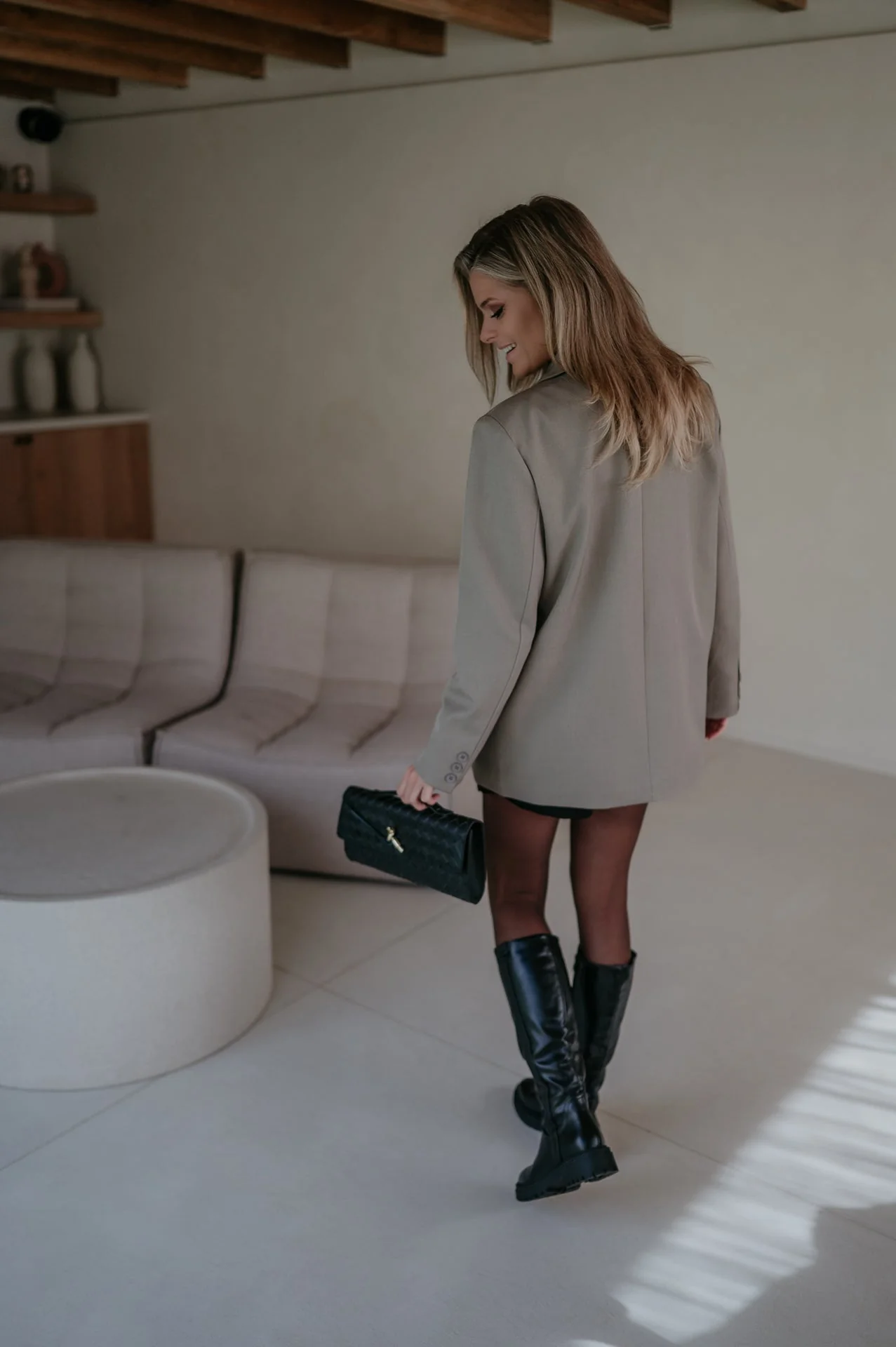 Urticante blazer I Taupe - Image 12