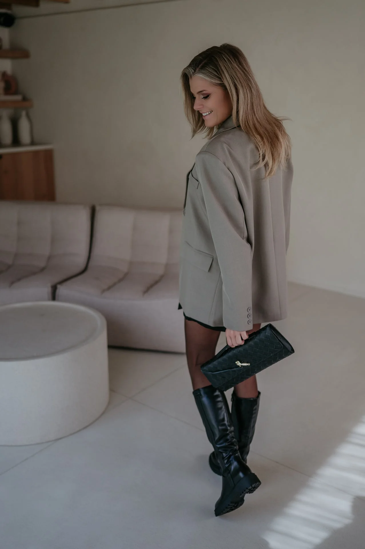 Urticante blazer I Taupe - Image 13