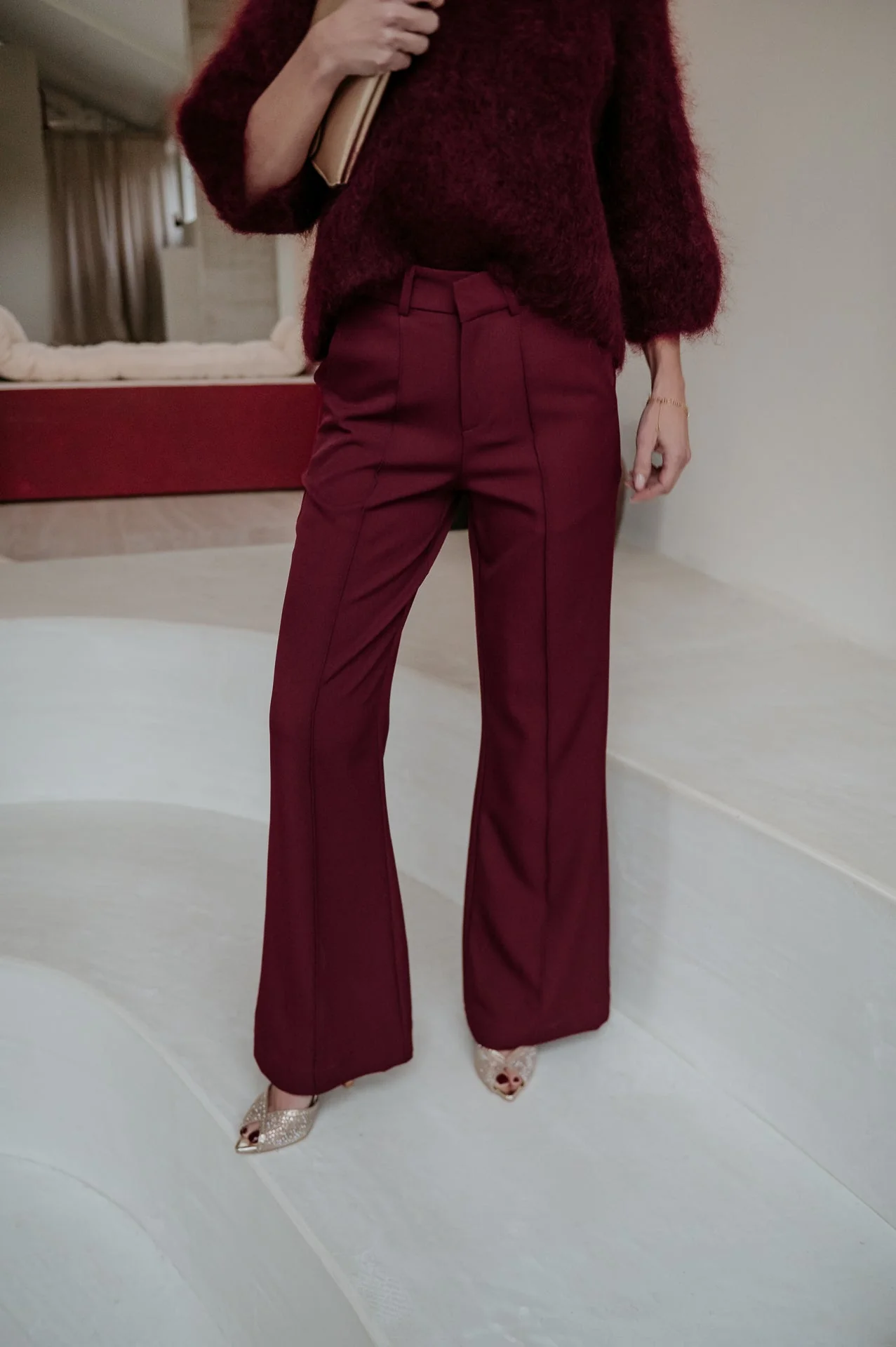 Vacuita trousers I Burgundy - Image 4