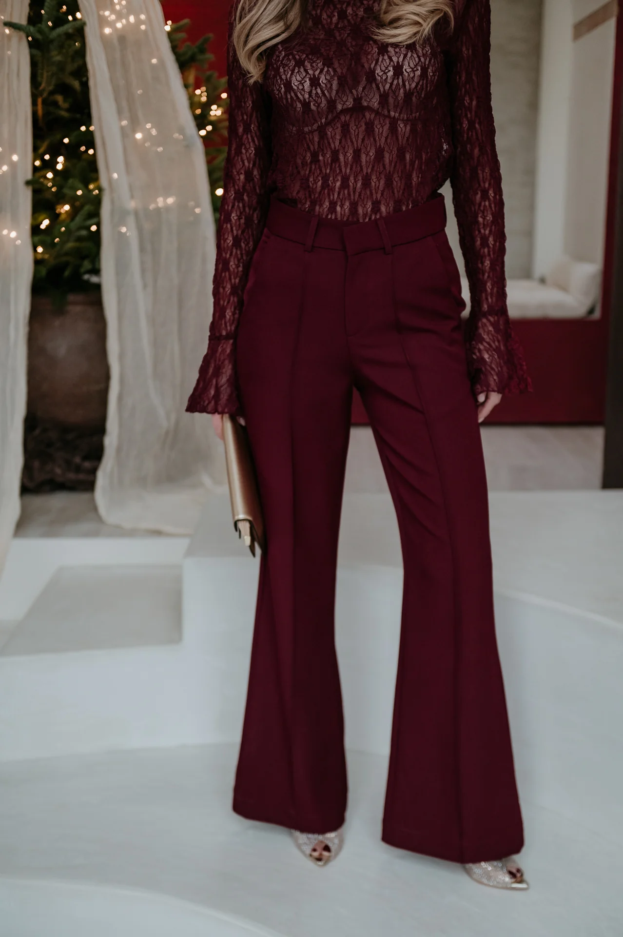 Vacuita trousers I Burgundy - Image 7