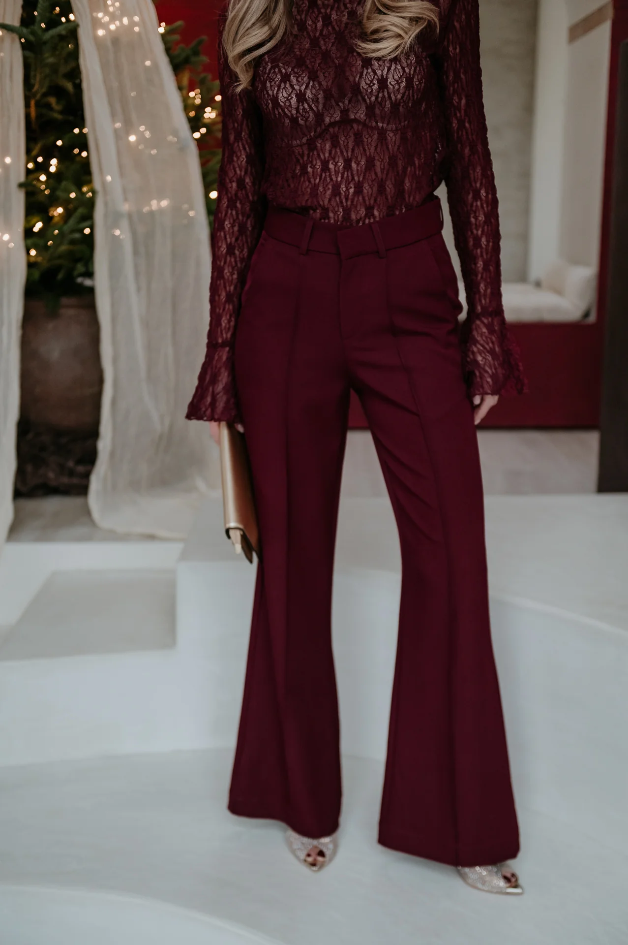 Vacuita trousers I Burgundy - Image 8