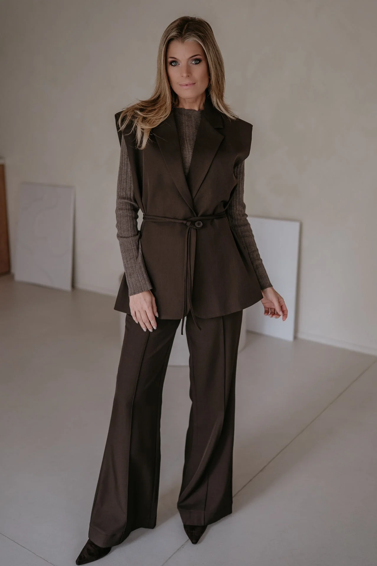 Vacuita trousers I Chocolate Brown - Image 15