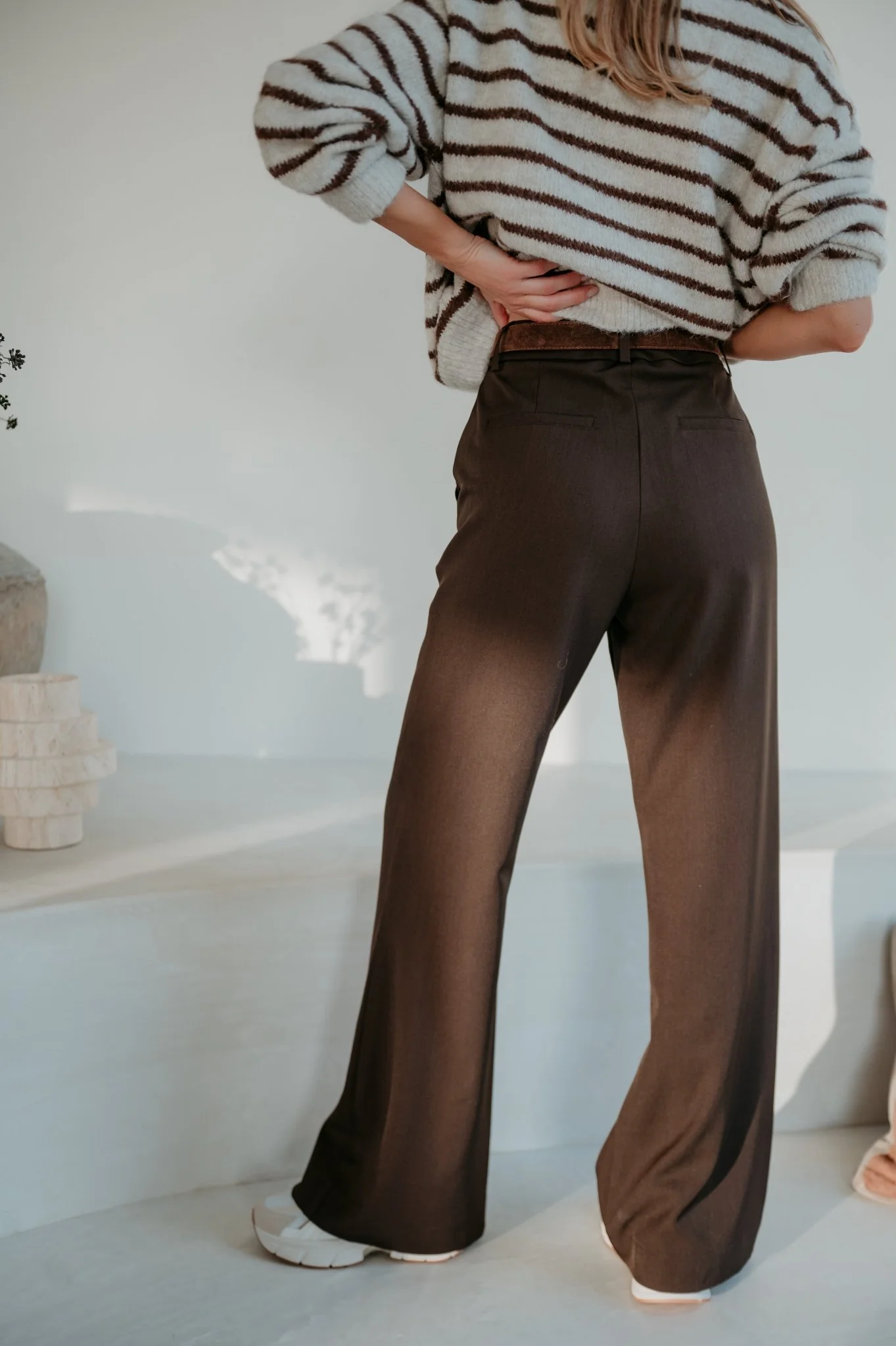 Vacuita trousers I Chocolate Brown - Image 2