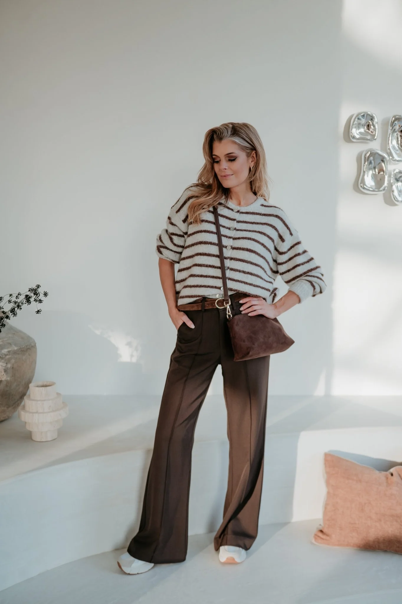 Vacuita trousers I Chocolate Brown - Image 3