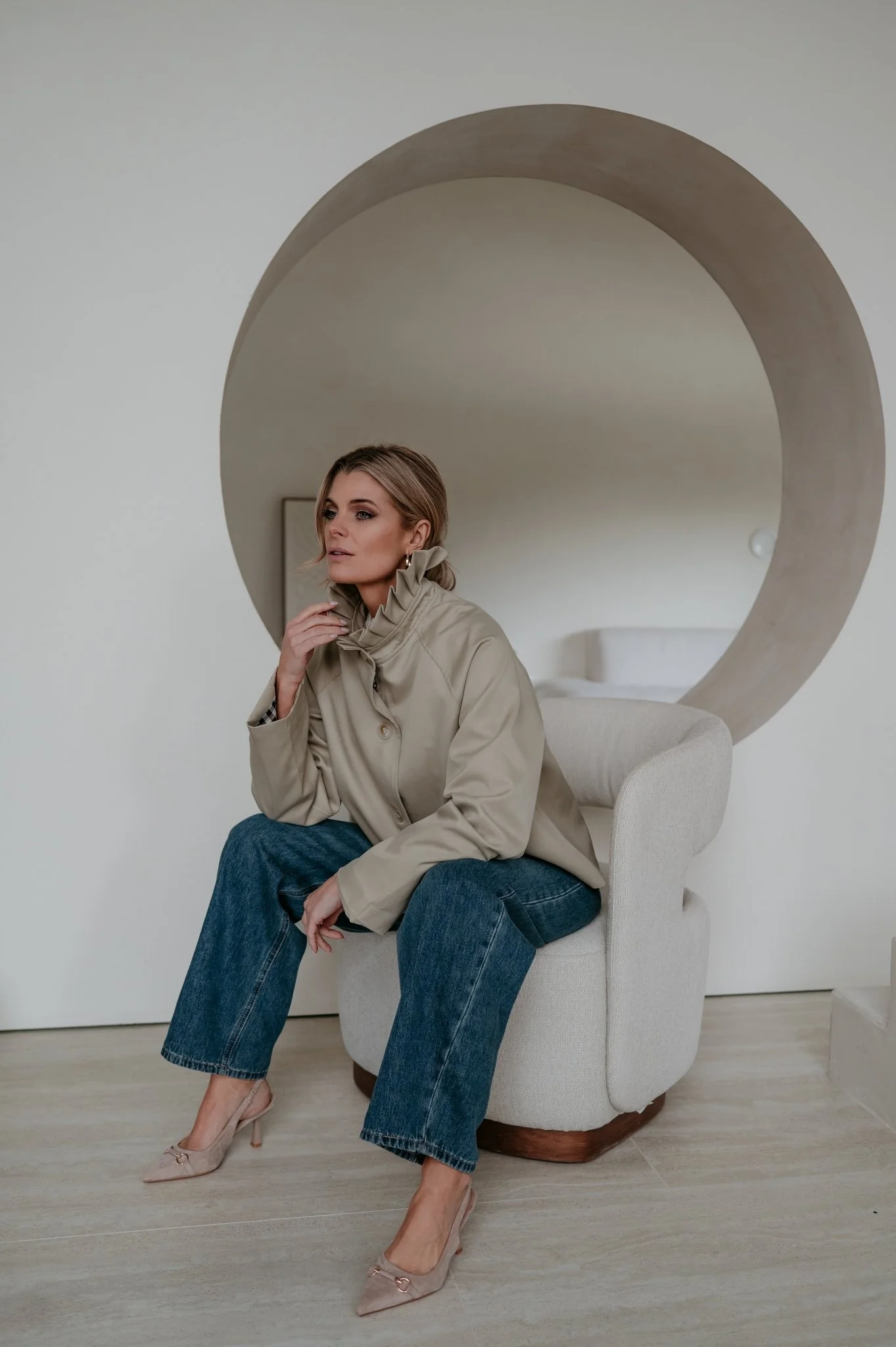 Vadita jacket I Beige - Image 11