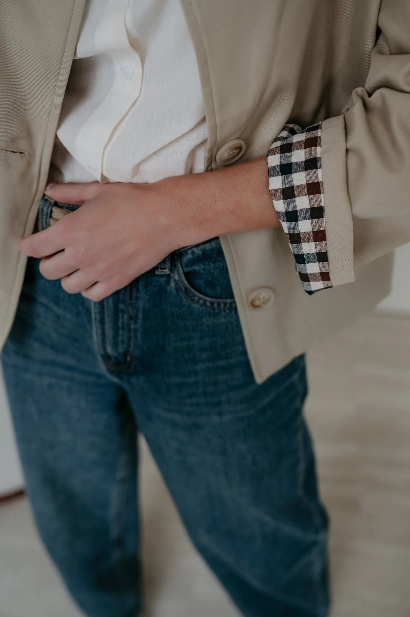 Vadita jacket I Beige - Image 4