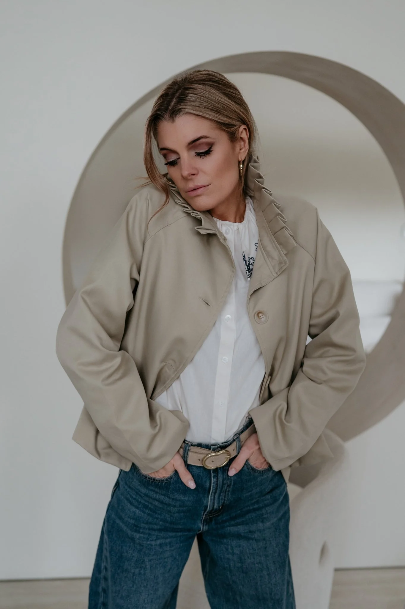 Vadita jacket I Beige - Image 6