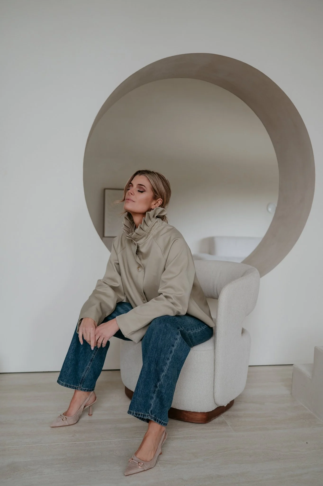 Vadita jacket I Beige - Image 7