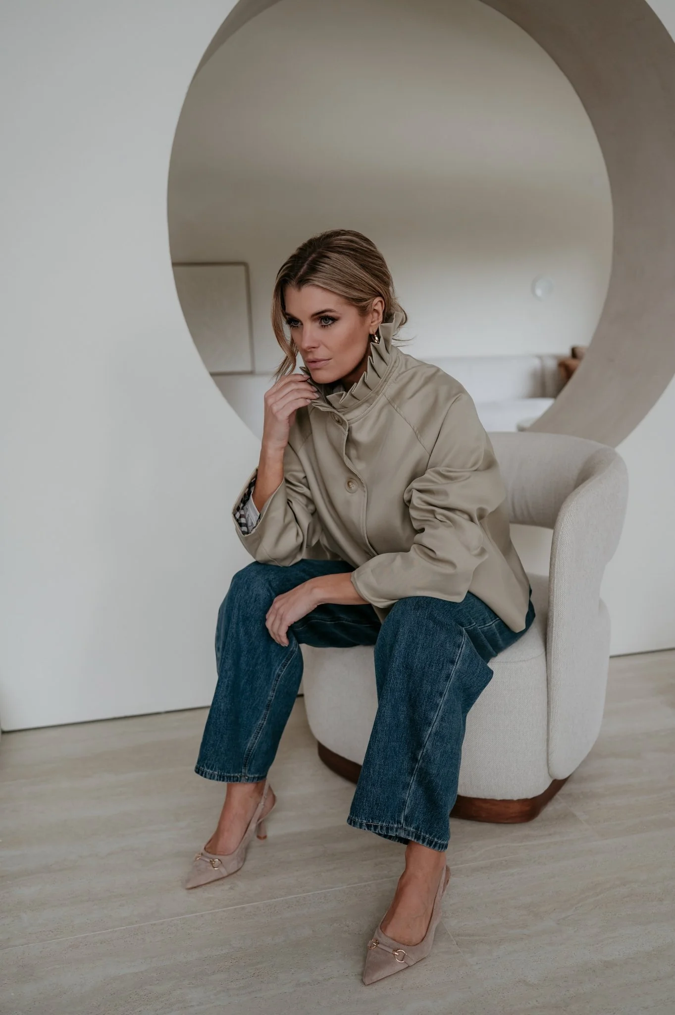 Vadita jacket I Beige - Image 8