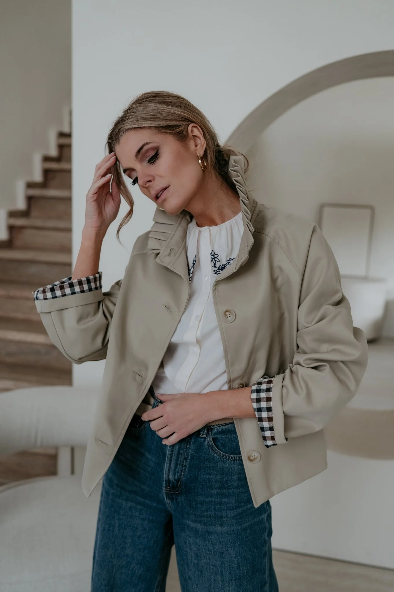 Vadita jacket I Beige - Image 9