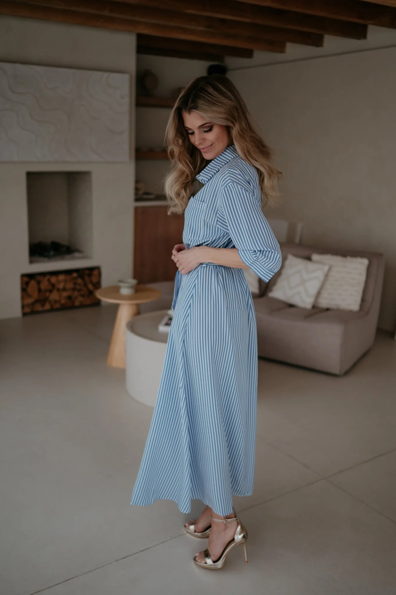 Valenti dress I Blue - Image 4