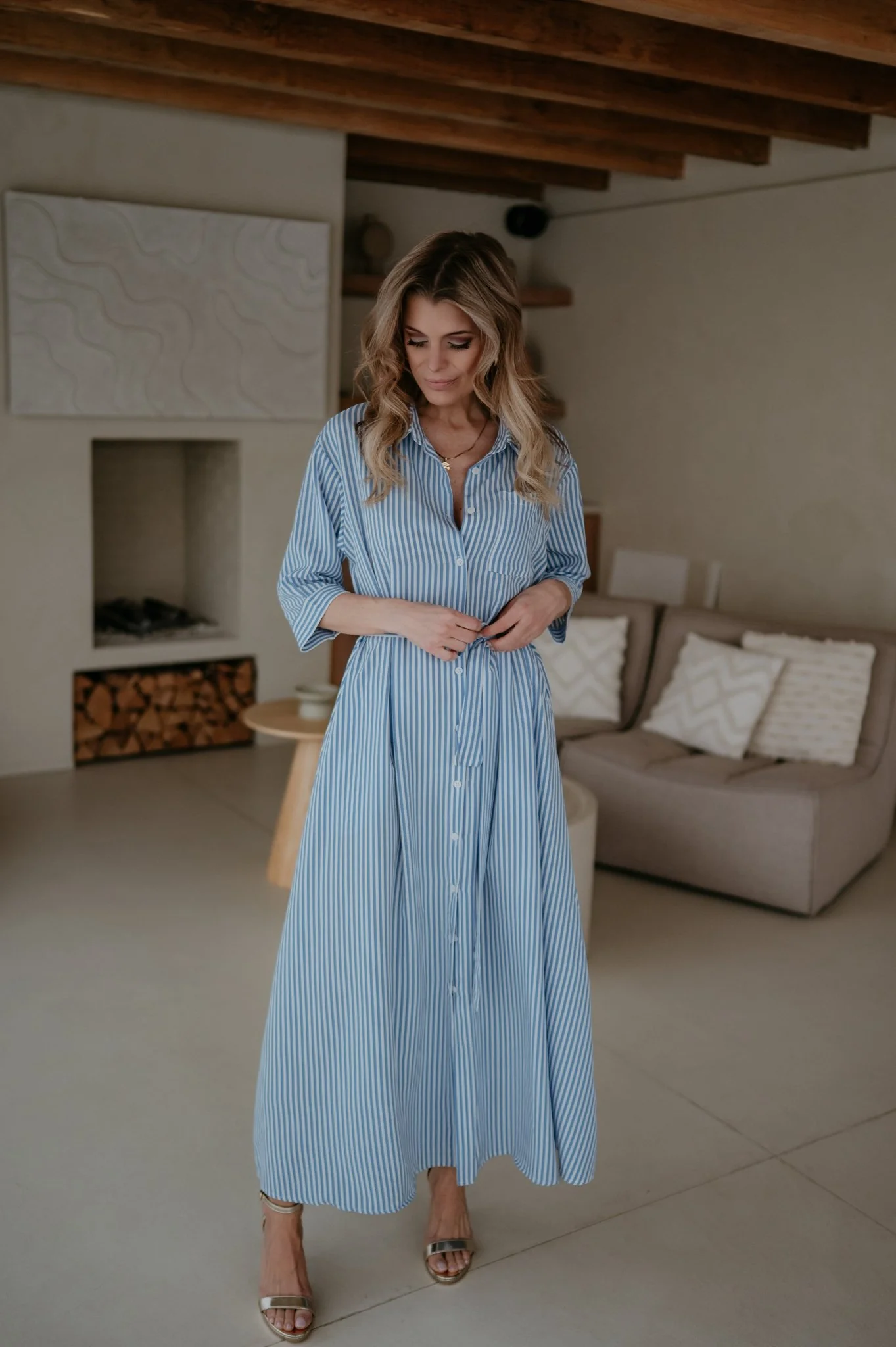 Valenti dress I Blue - Image 6