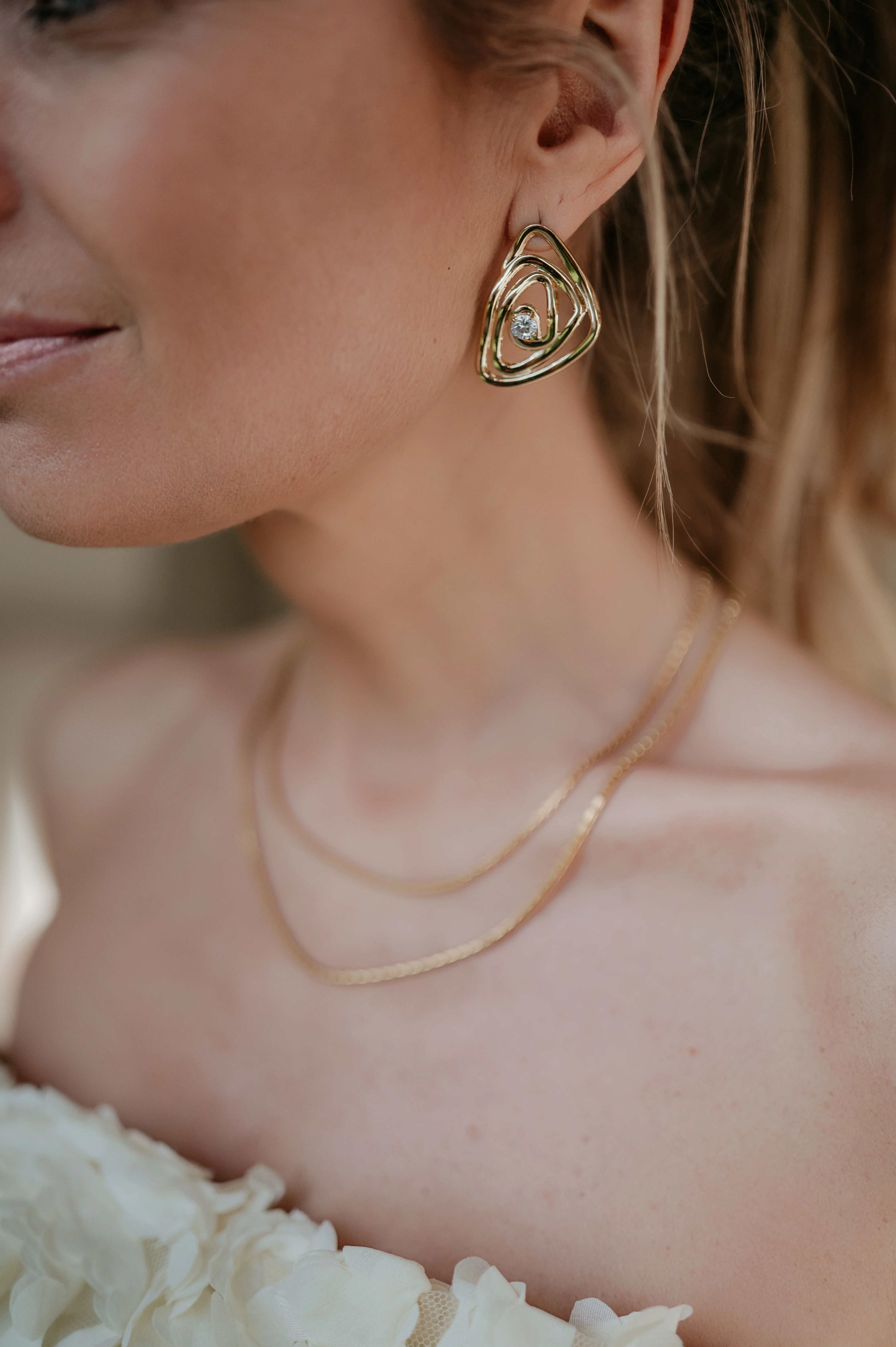 Vegna earrings I Gold