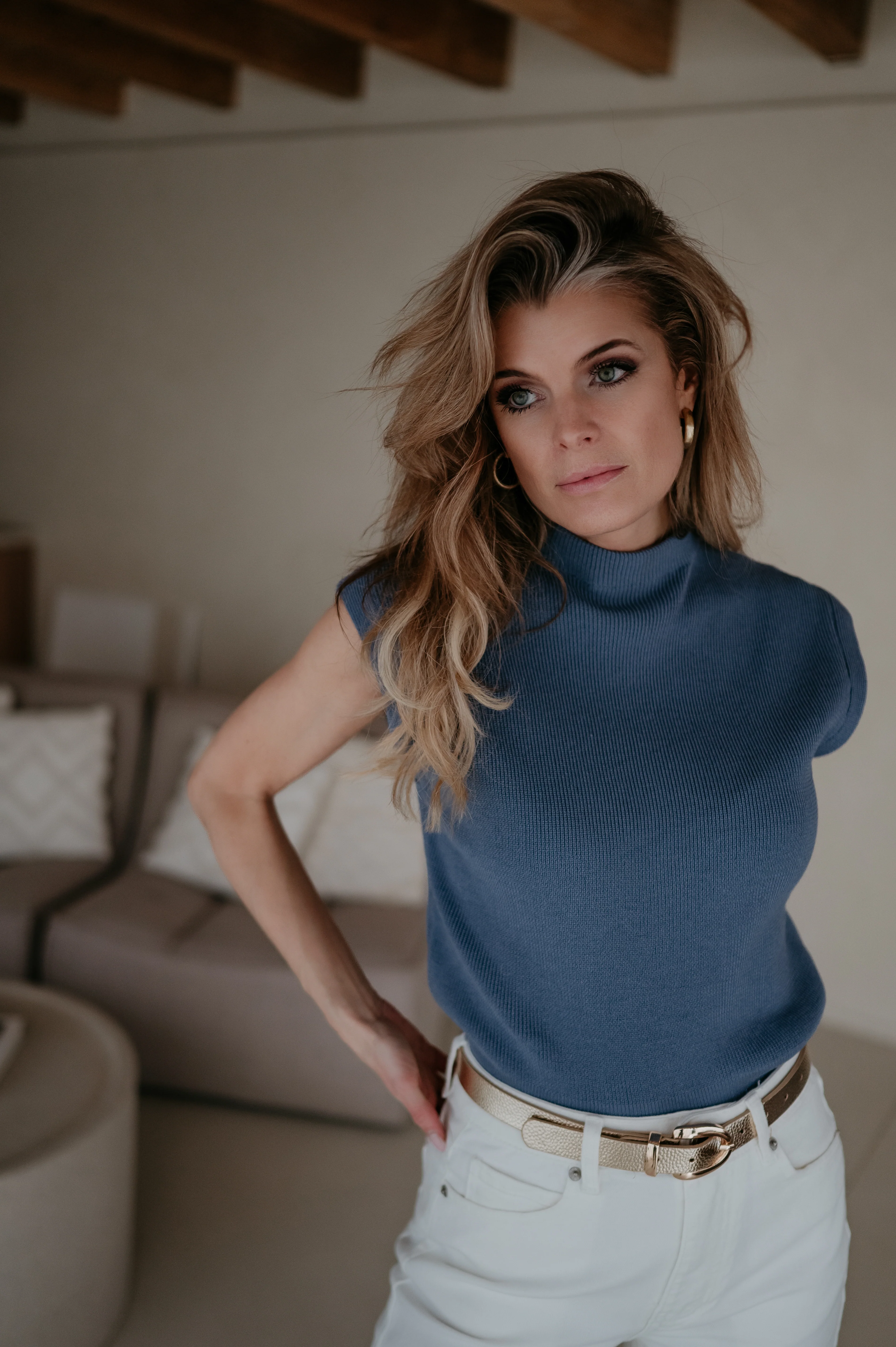 Velando top I Blue - Image 2