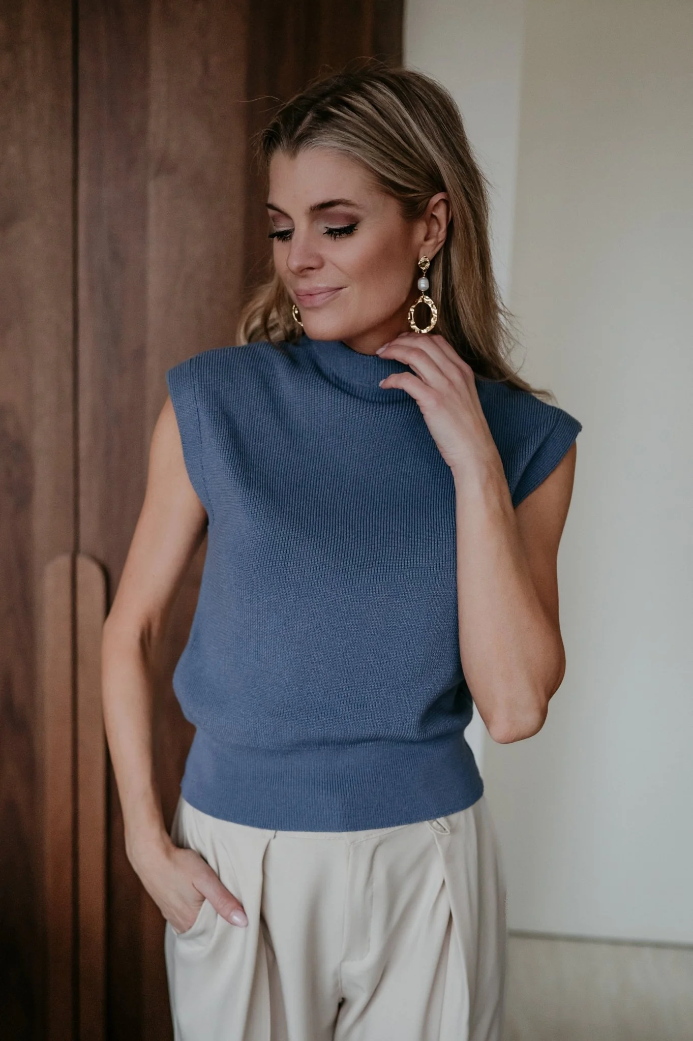 Velando top I Blue - Image 3