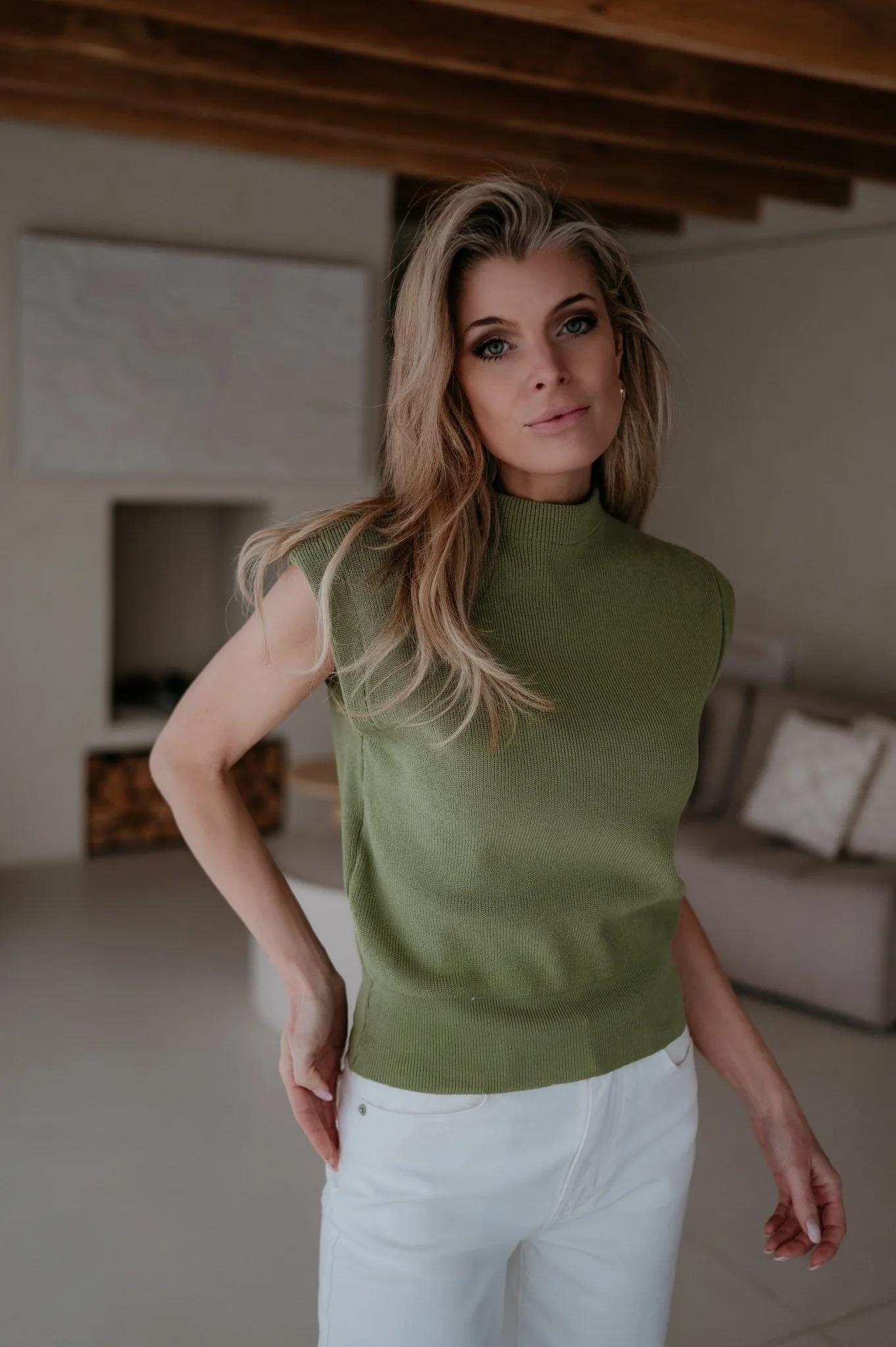 Velando top I Olive - Image 3