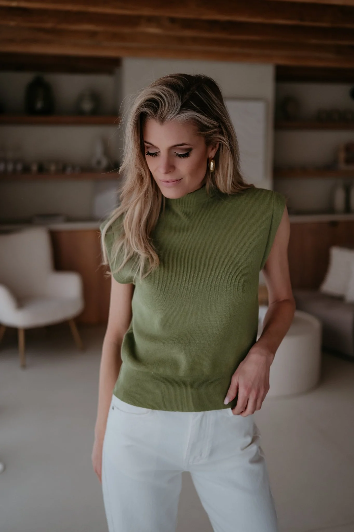 Velando top I Olive - Image 4