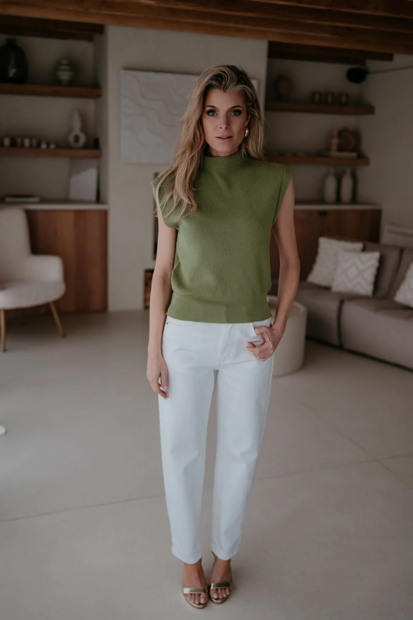 Velando top I Olive - Image 5