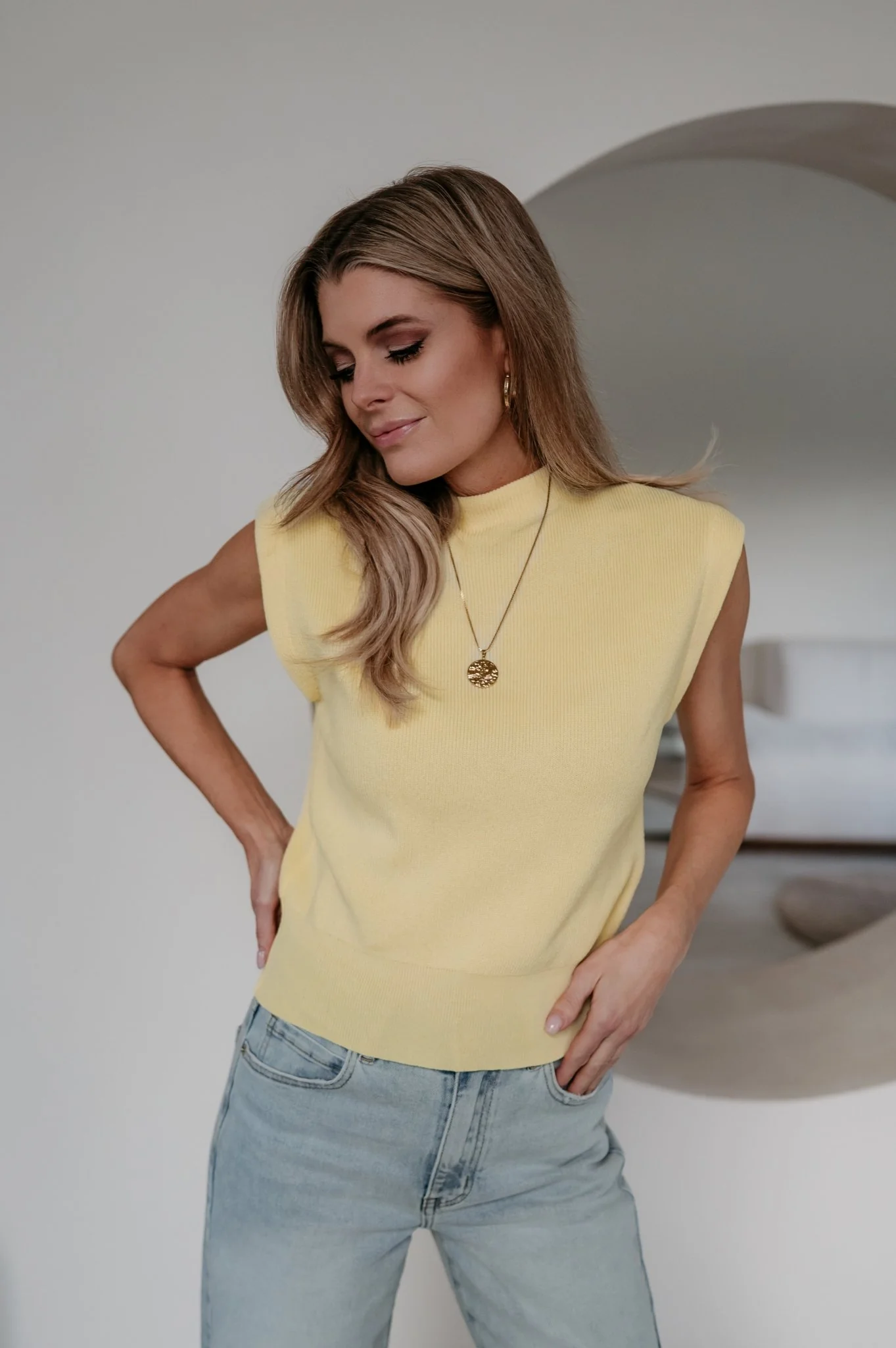 Velando top I Yellow - Image 2