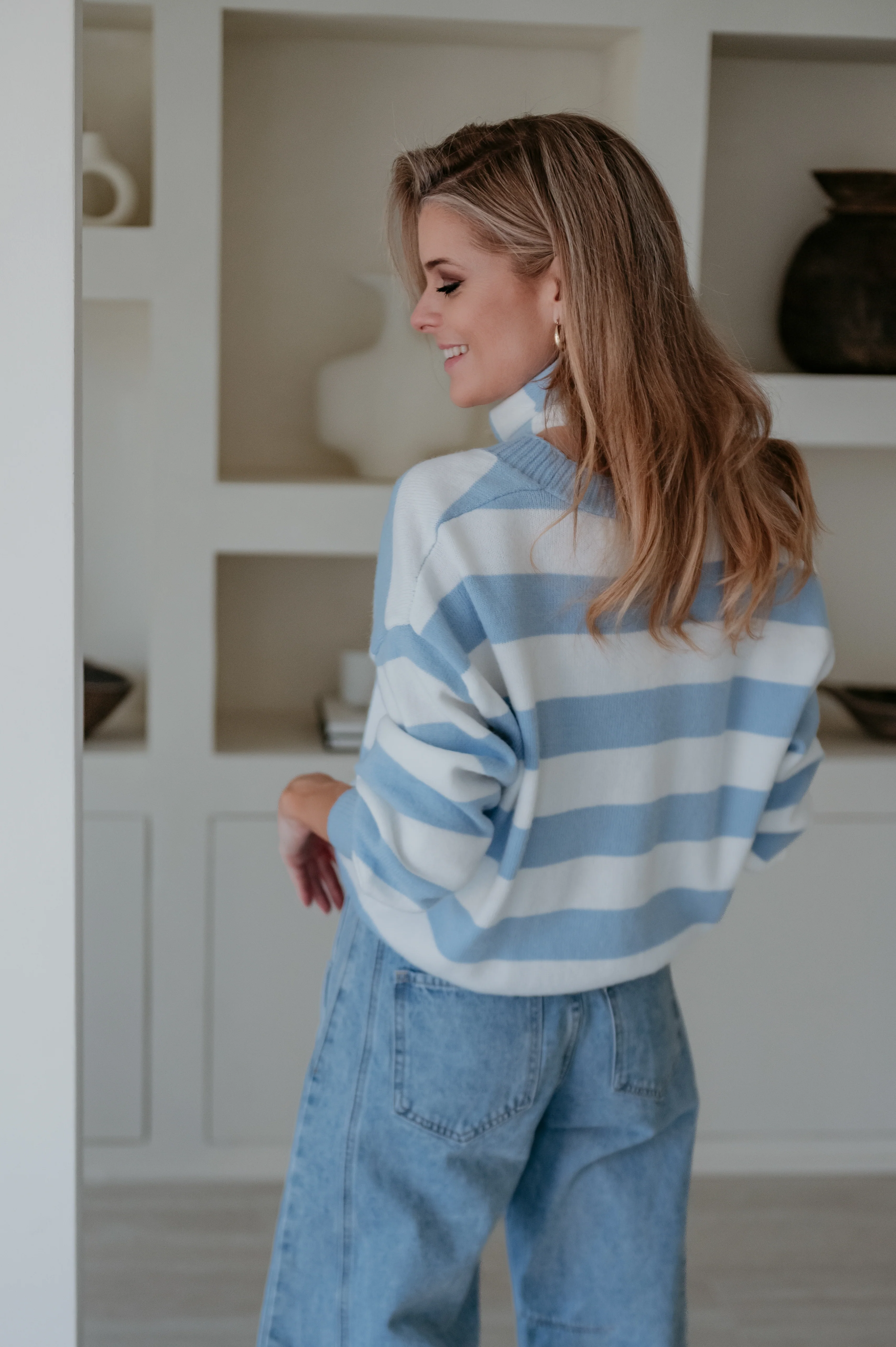 Velodi cardigan & scarf I  Blue - Image 14