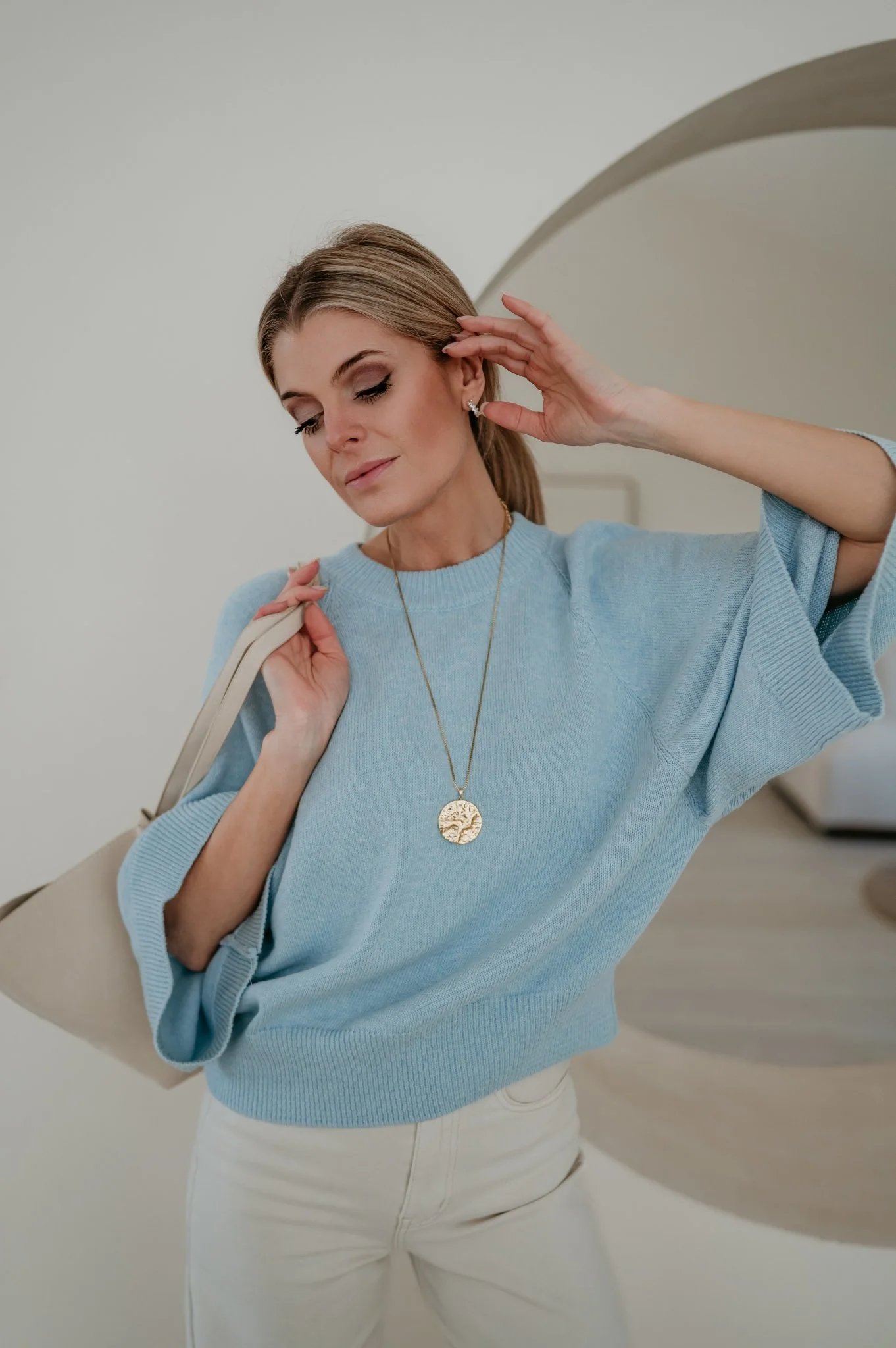 Vigo knit I Blue - Image 8