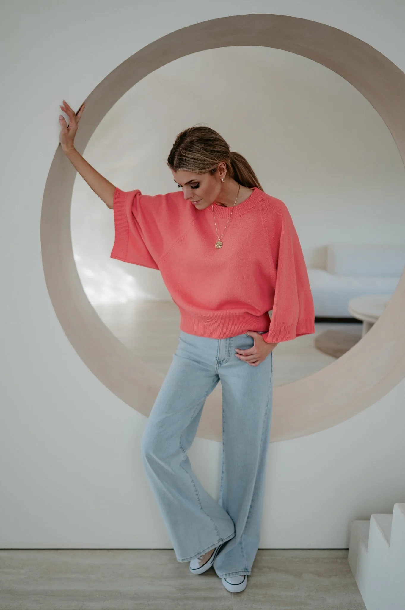 Vigo knit I Coral - Image 12