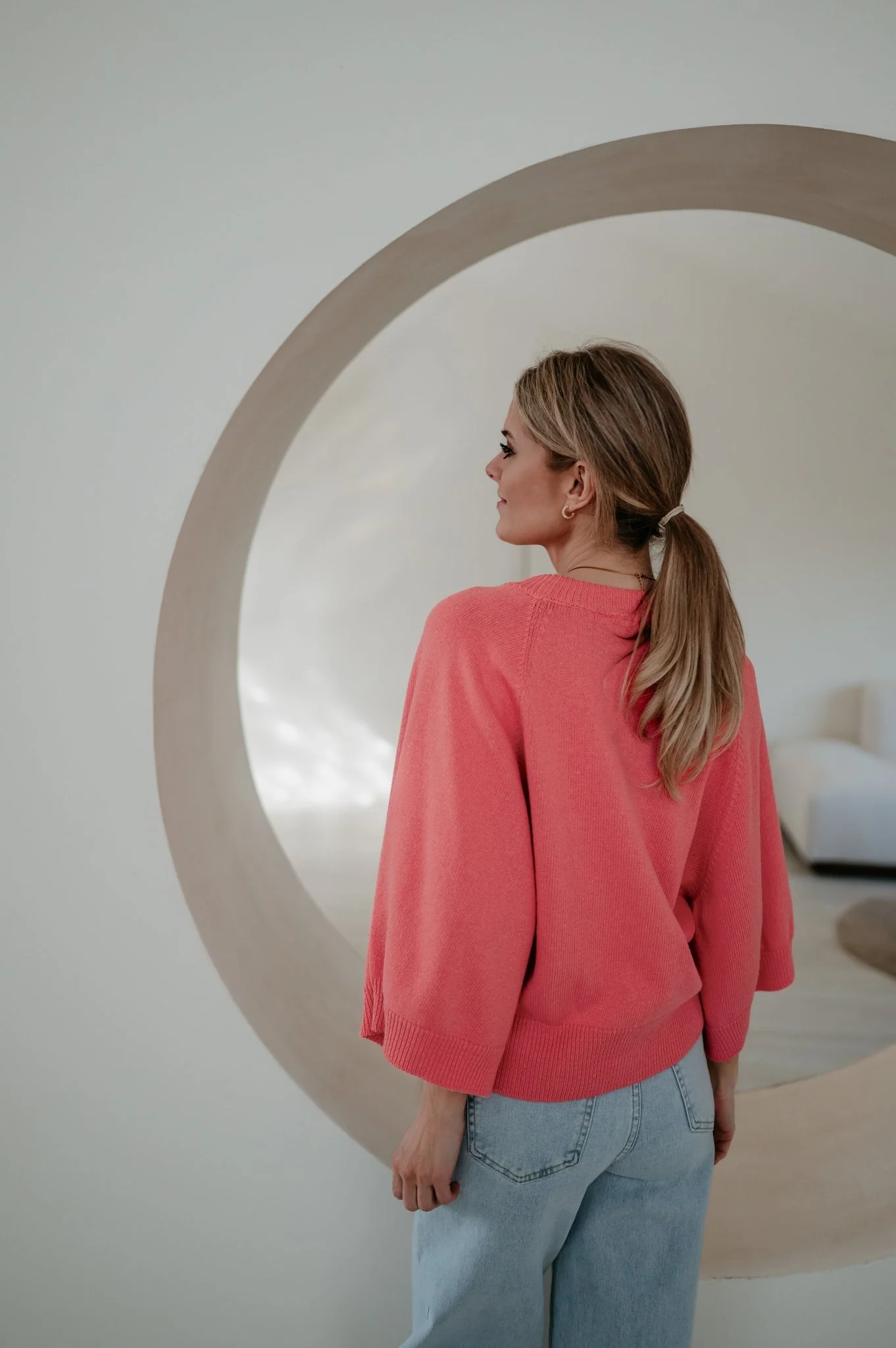 Vigo knit I Coral - Image 4