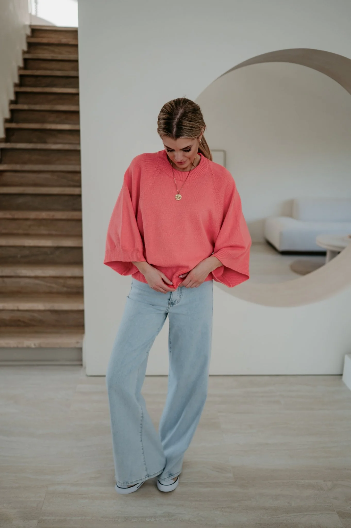 Vigo knit I Coral - Image 5