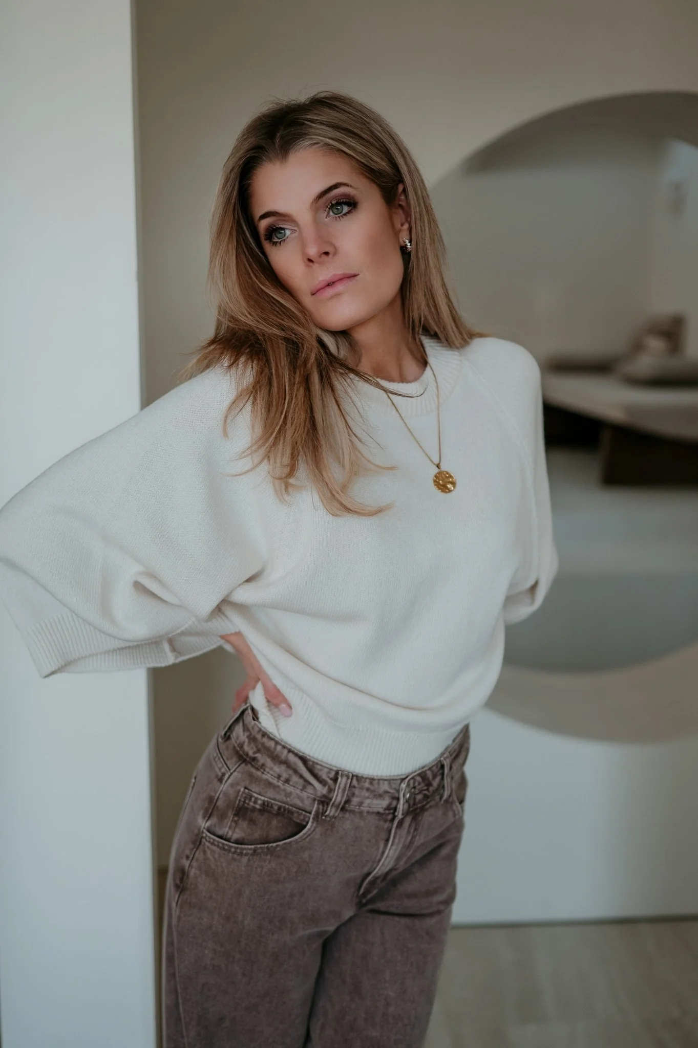 Vigo knit I Ecru