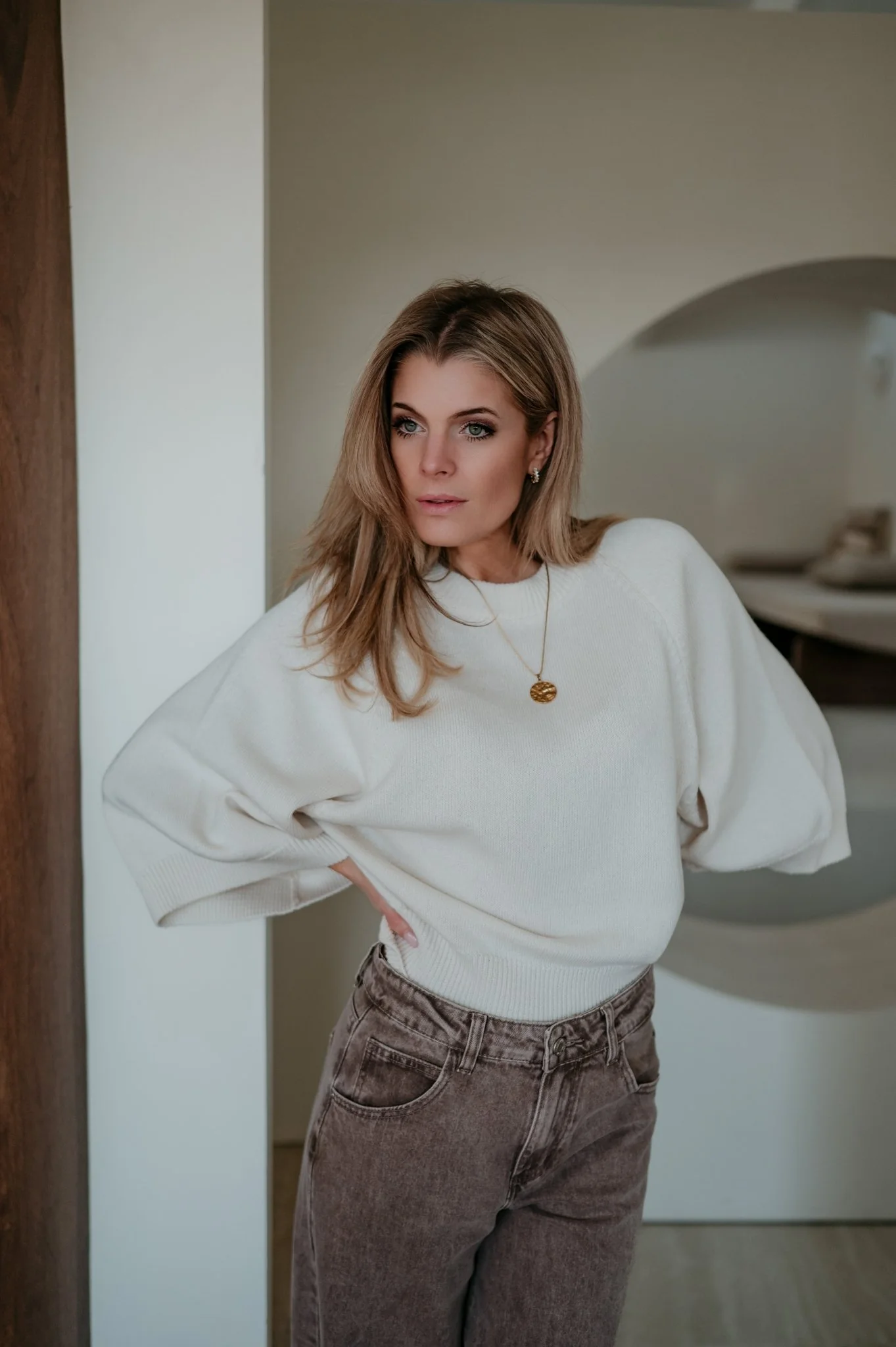 Vigo knit I Ecru - Image 3