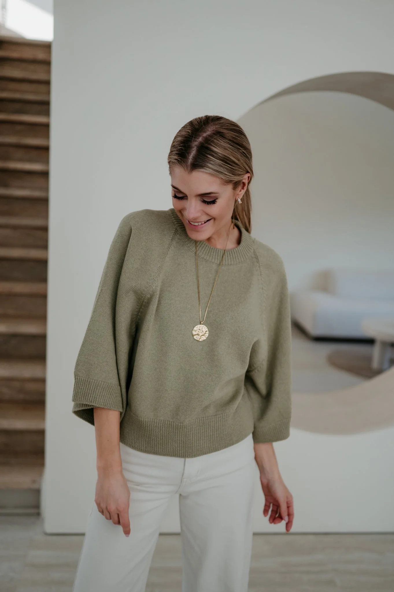 Vigo knit I Olive - Image 12