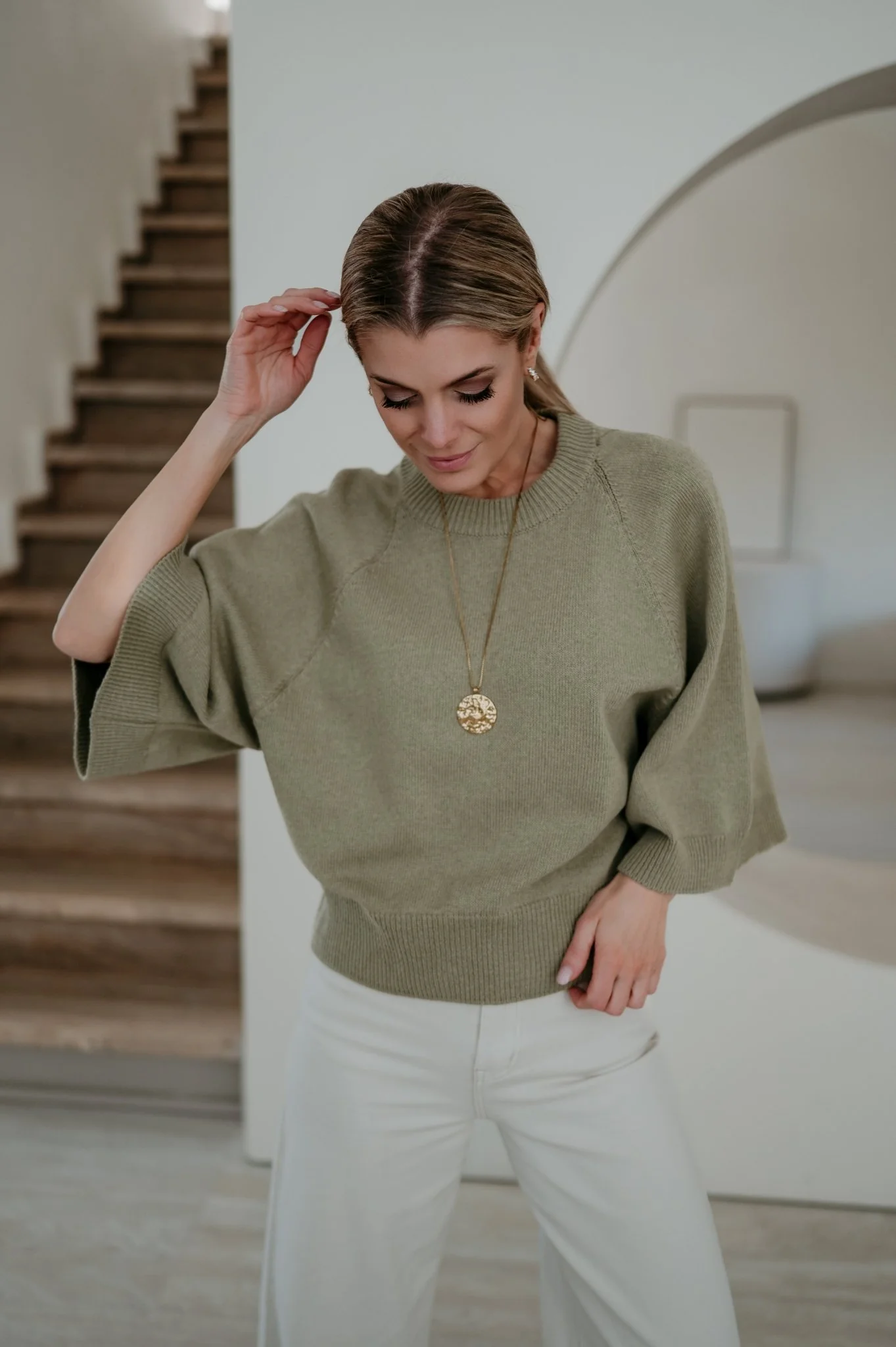 Vigo knit I Olive - Image 13