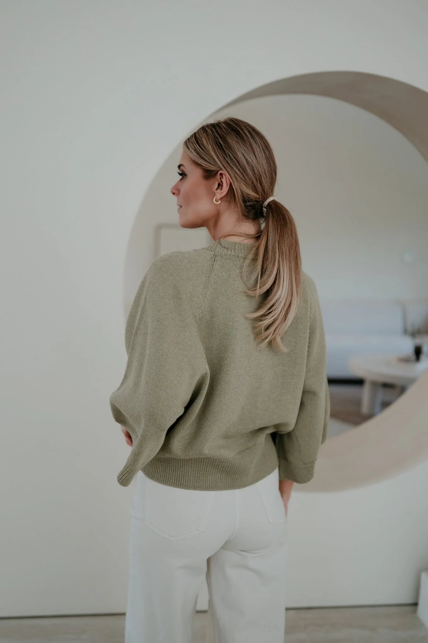 Vigo knit I Olive - Image 3