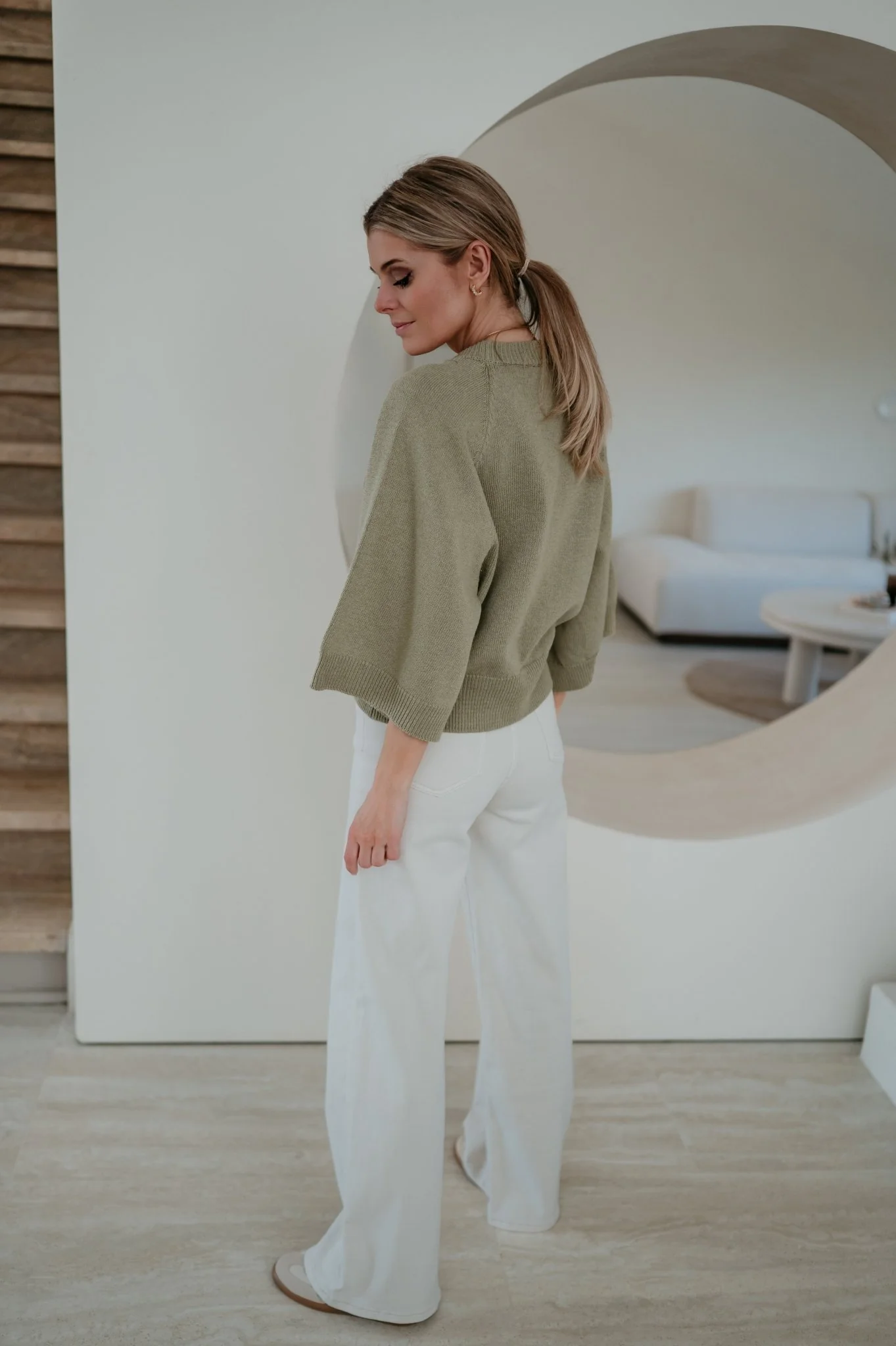 Vigo knit I Olive - Image 4