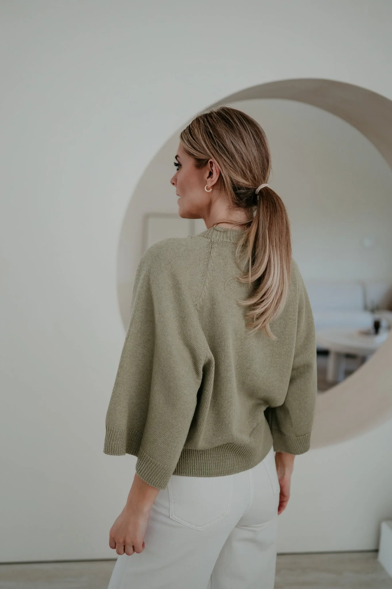 Vigo knit I Olive - Image 5