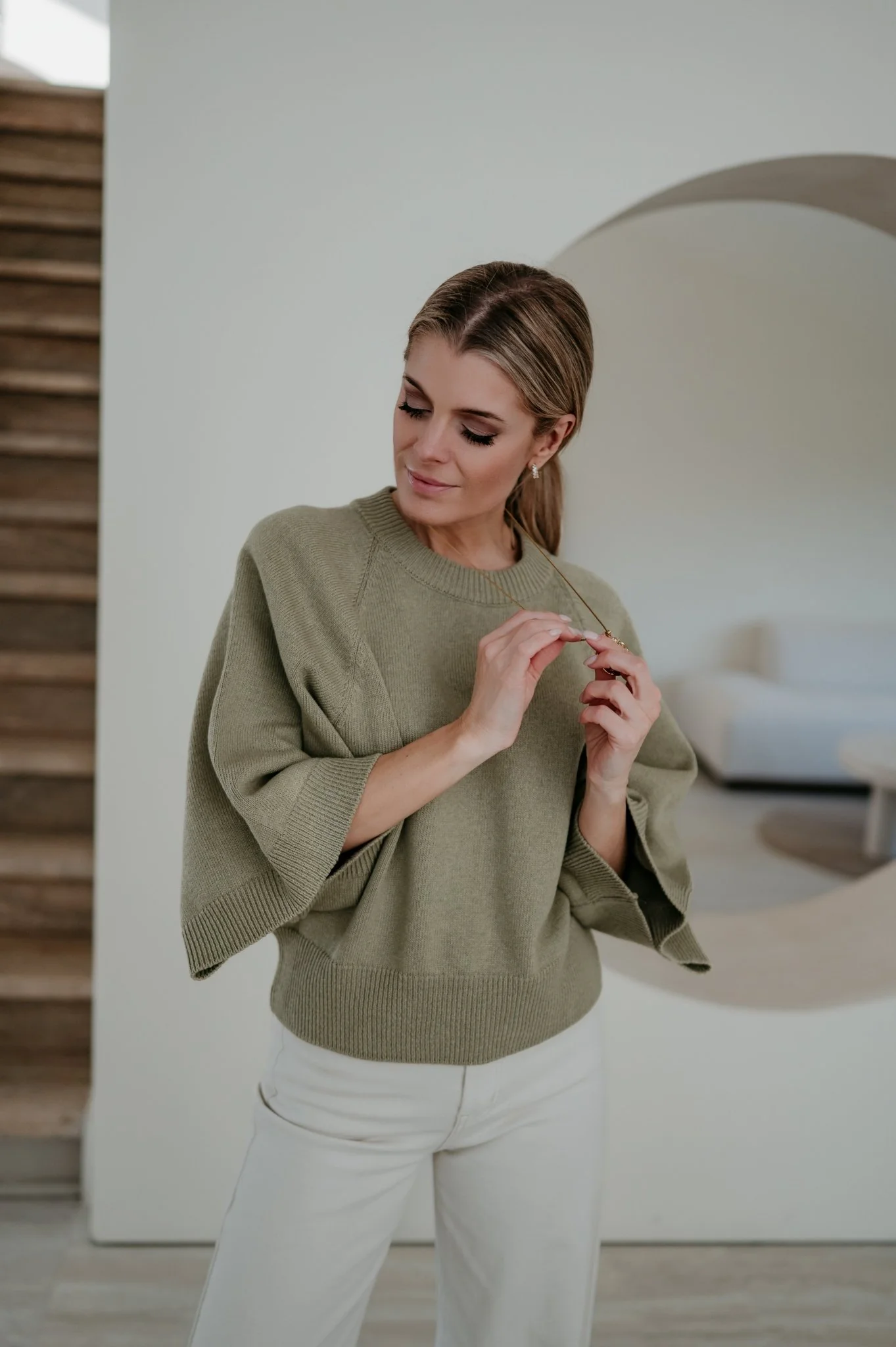 Vigo knit I Olive - Image 9